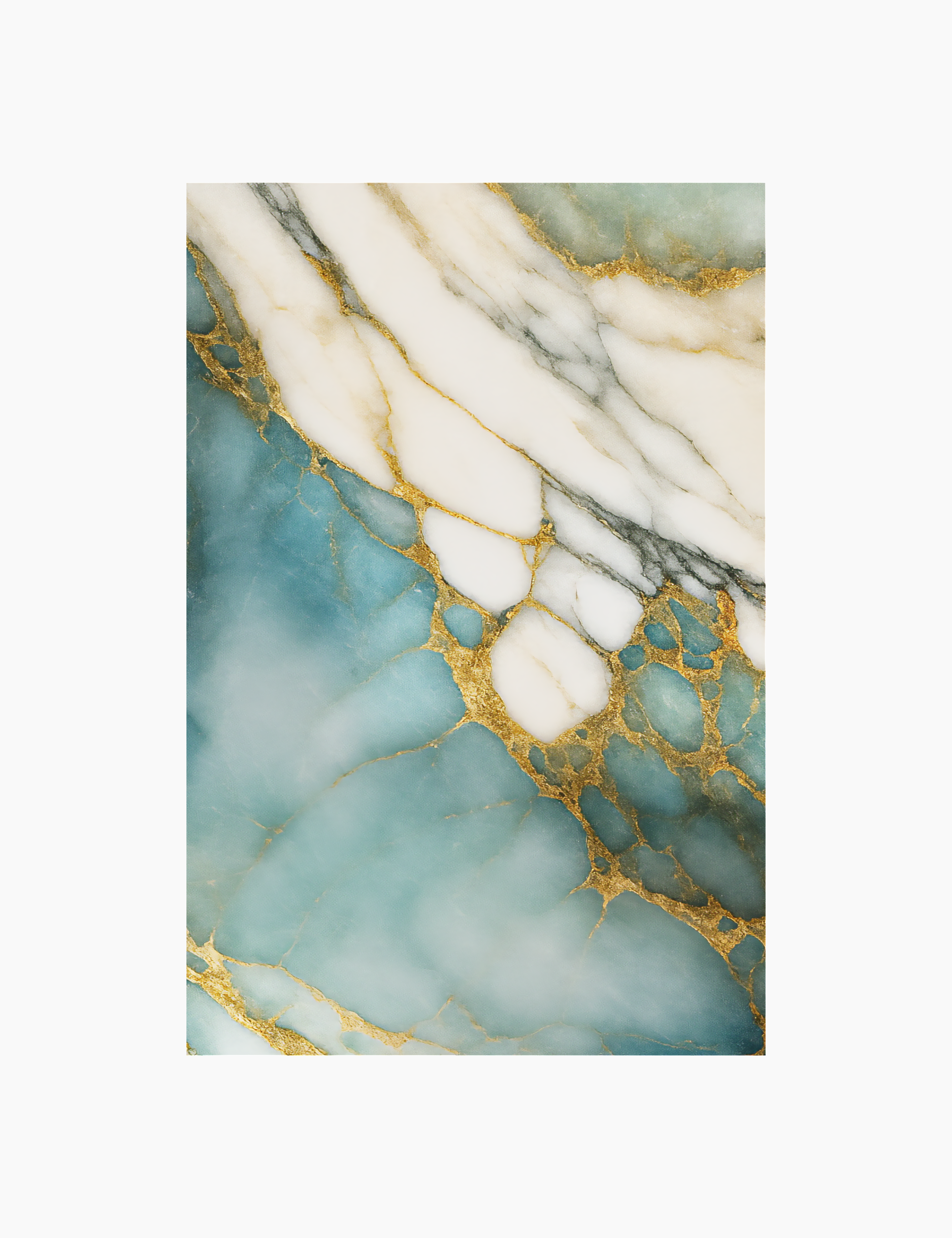 Placa decorativa continua Aqua Gold | 3.66 x 2.44 mts