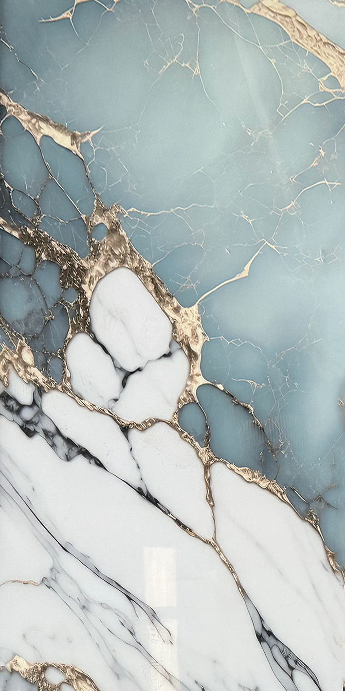 Placa decorativa continua Aqua Gold | 3.66 x 2.44 mts