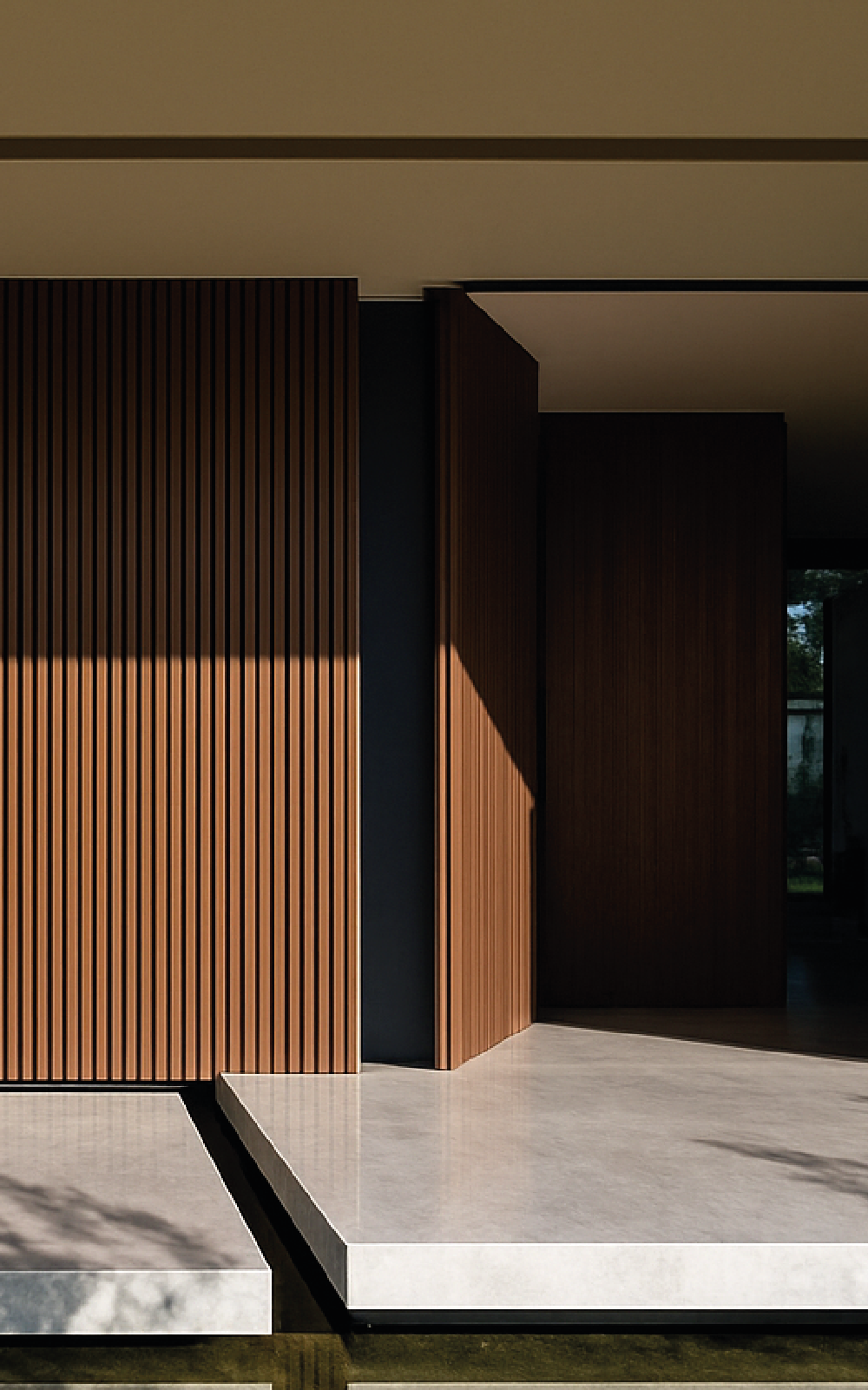 Lambrin Exterior Peralte Bajo Café 290 cm