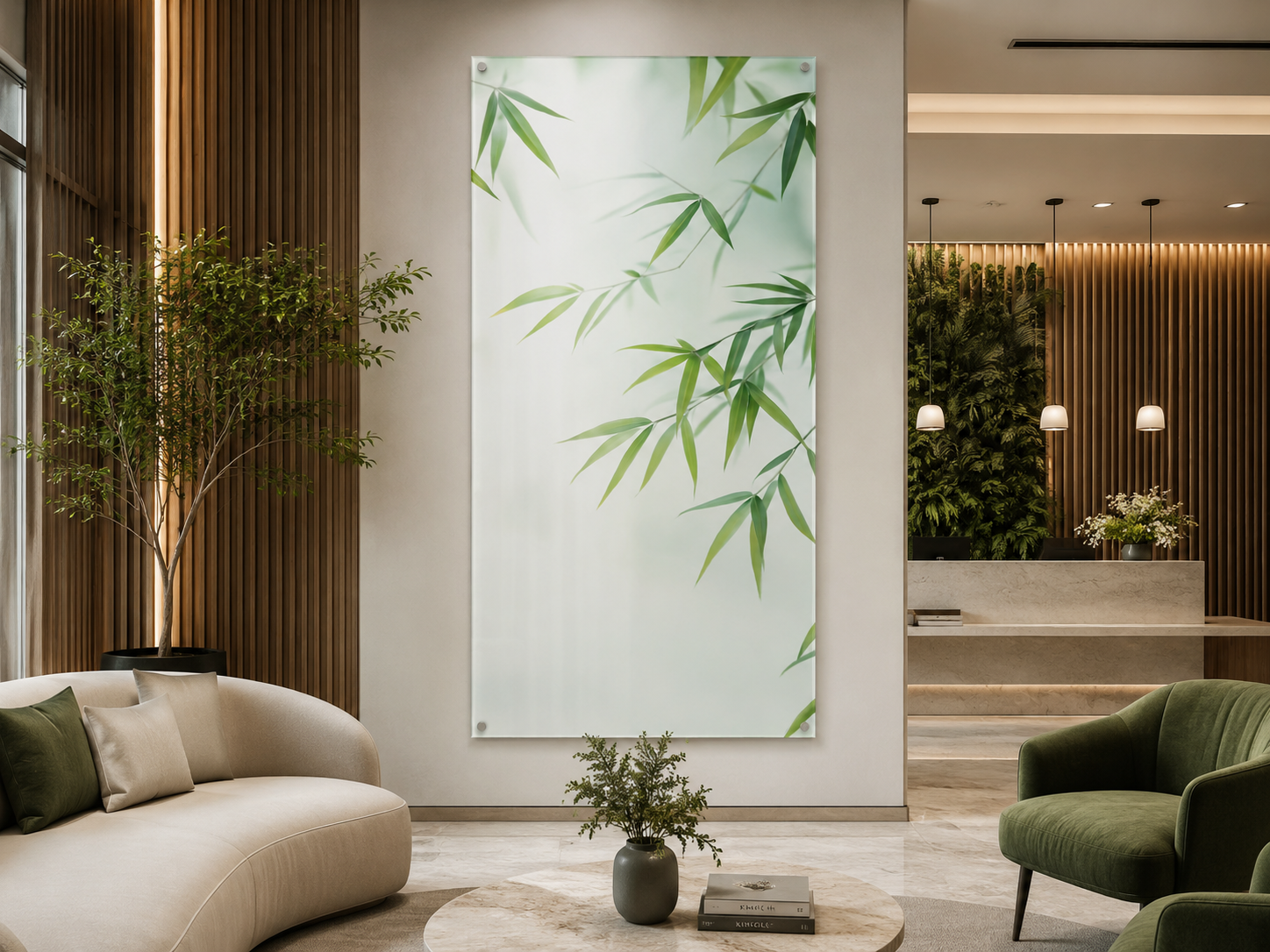 Placa Ice Bamboo Guadua - Hoja 120x240