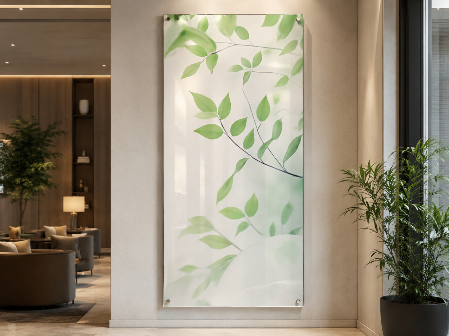 Placa Ice Ficus - Hoja 120x240