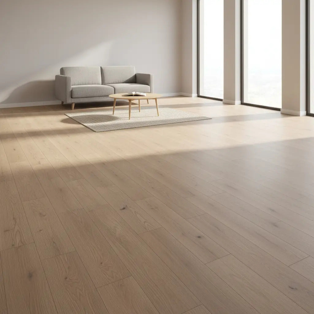 Piso SPC Madera Nogal Claro IXPE - Caja 10 pzs