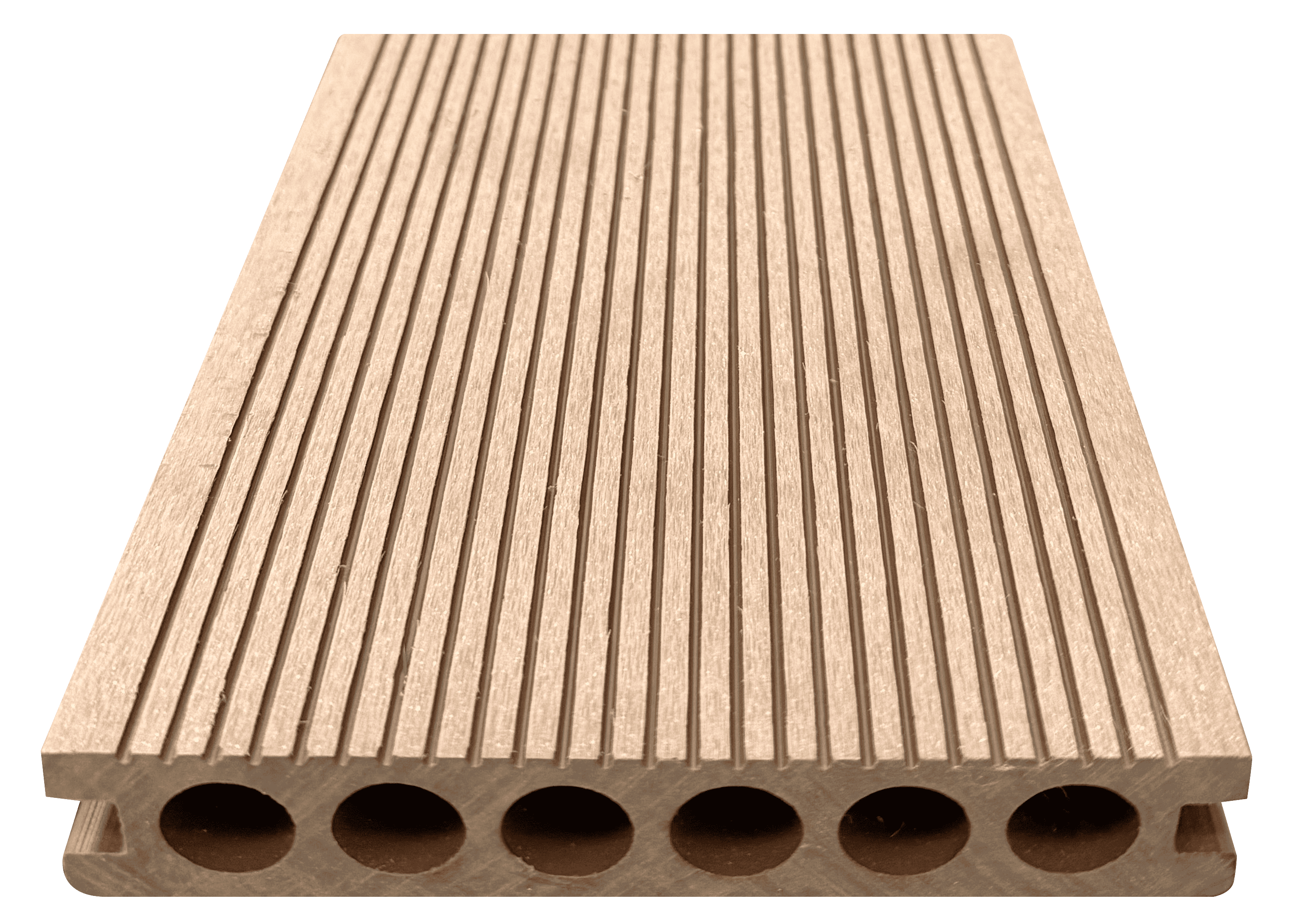 Muro Plafón Deck WPC Teca | Caja 5 Pzas