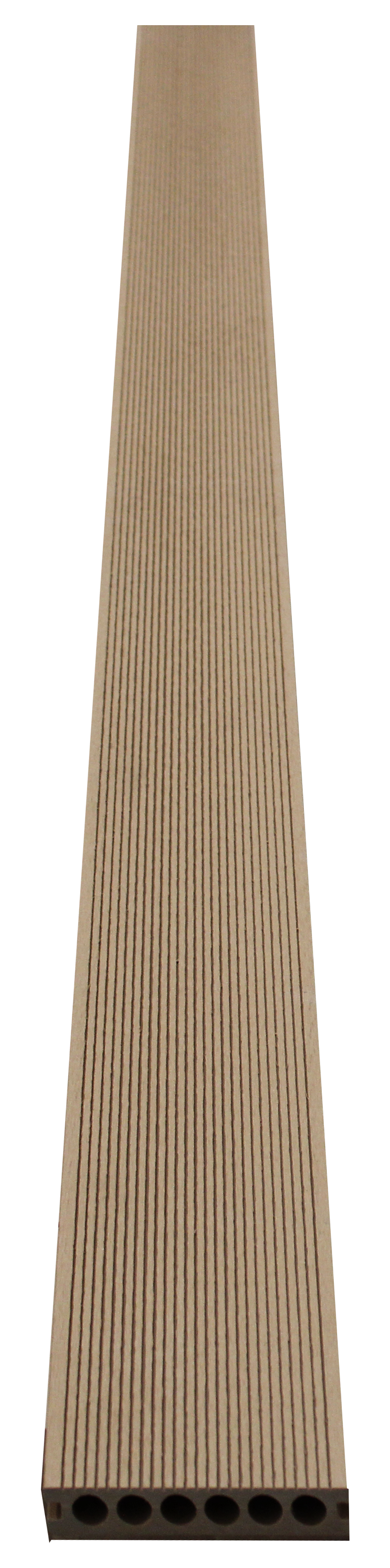 Muro Plafón Deck WPC Teca | Caja 5 Pzas