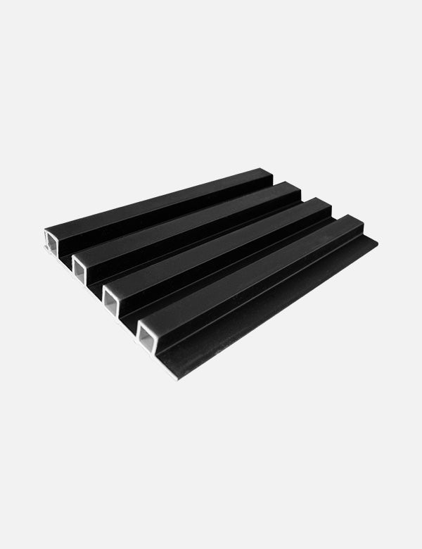 Lambrín Interior Negro Liso 290 cm | Caja 14 pzs