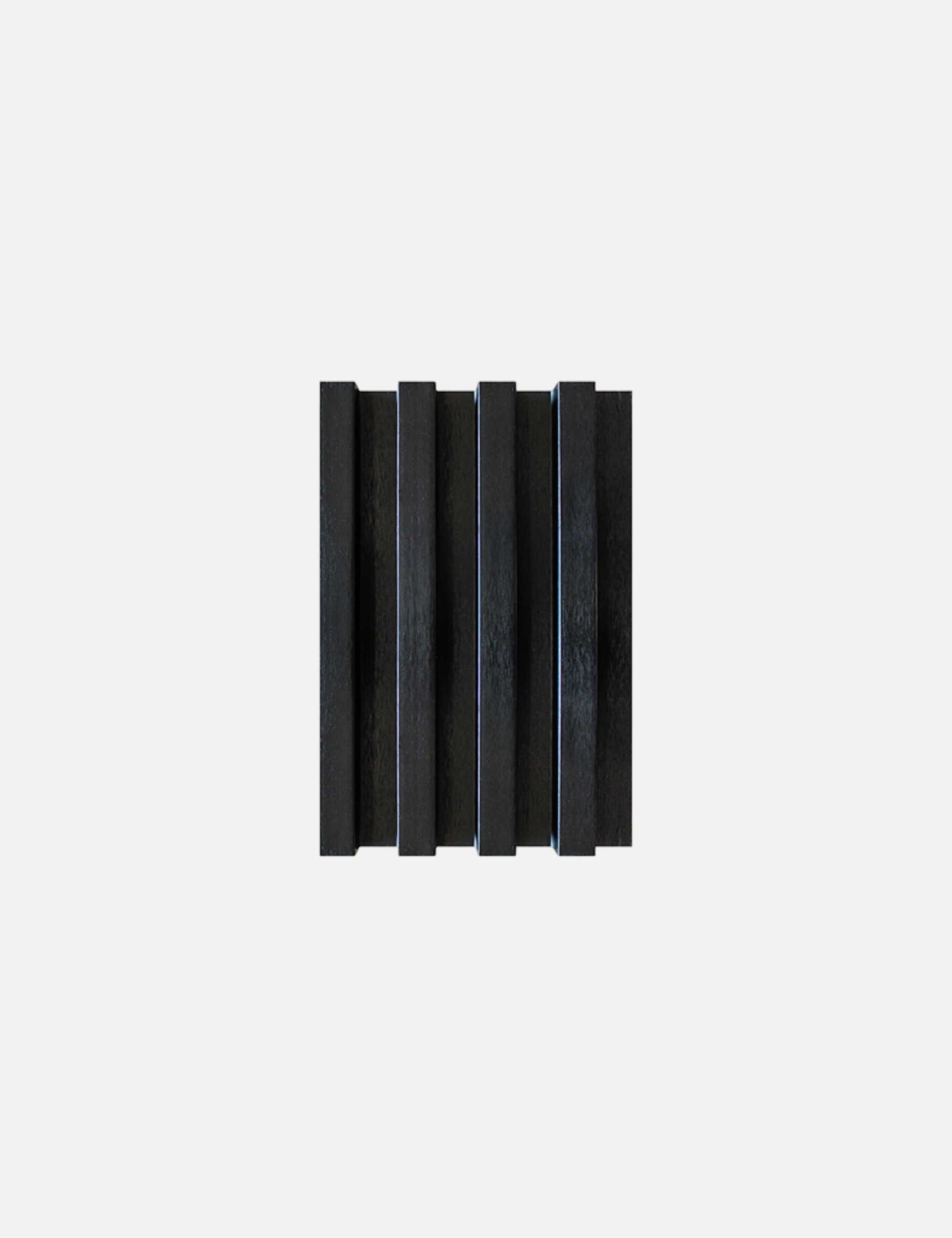 Lambrín Interior Negro Madera 290 cm