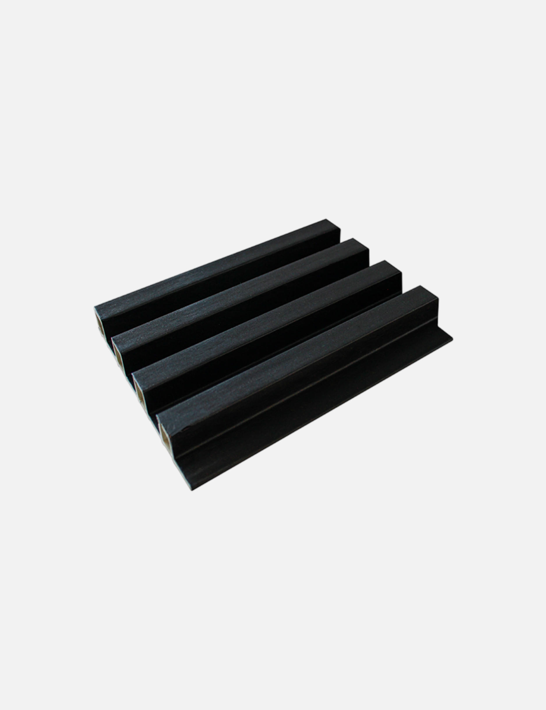 Lambrín Interior Negro Madera 290 cm