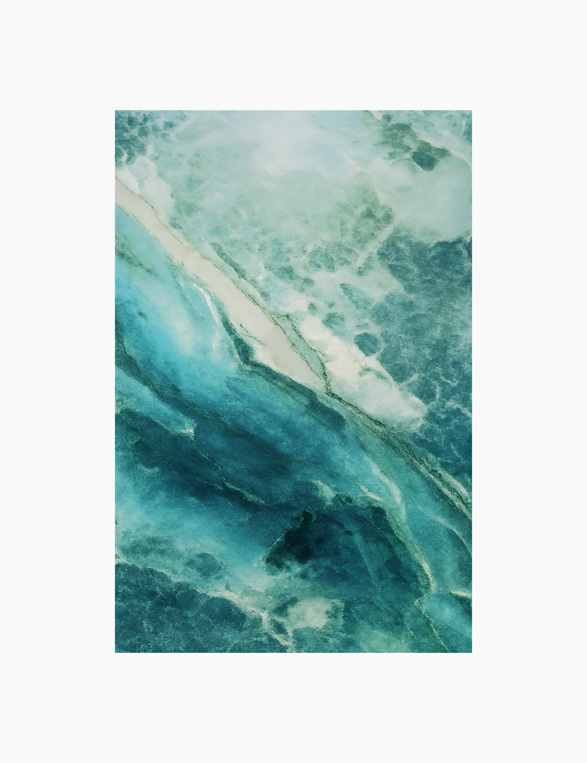 Placa decorativa continua Ocean Abstract | 3.66 x 2.44 mts