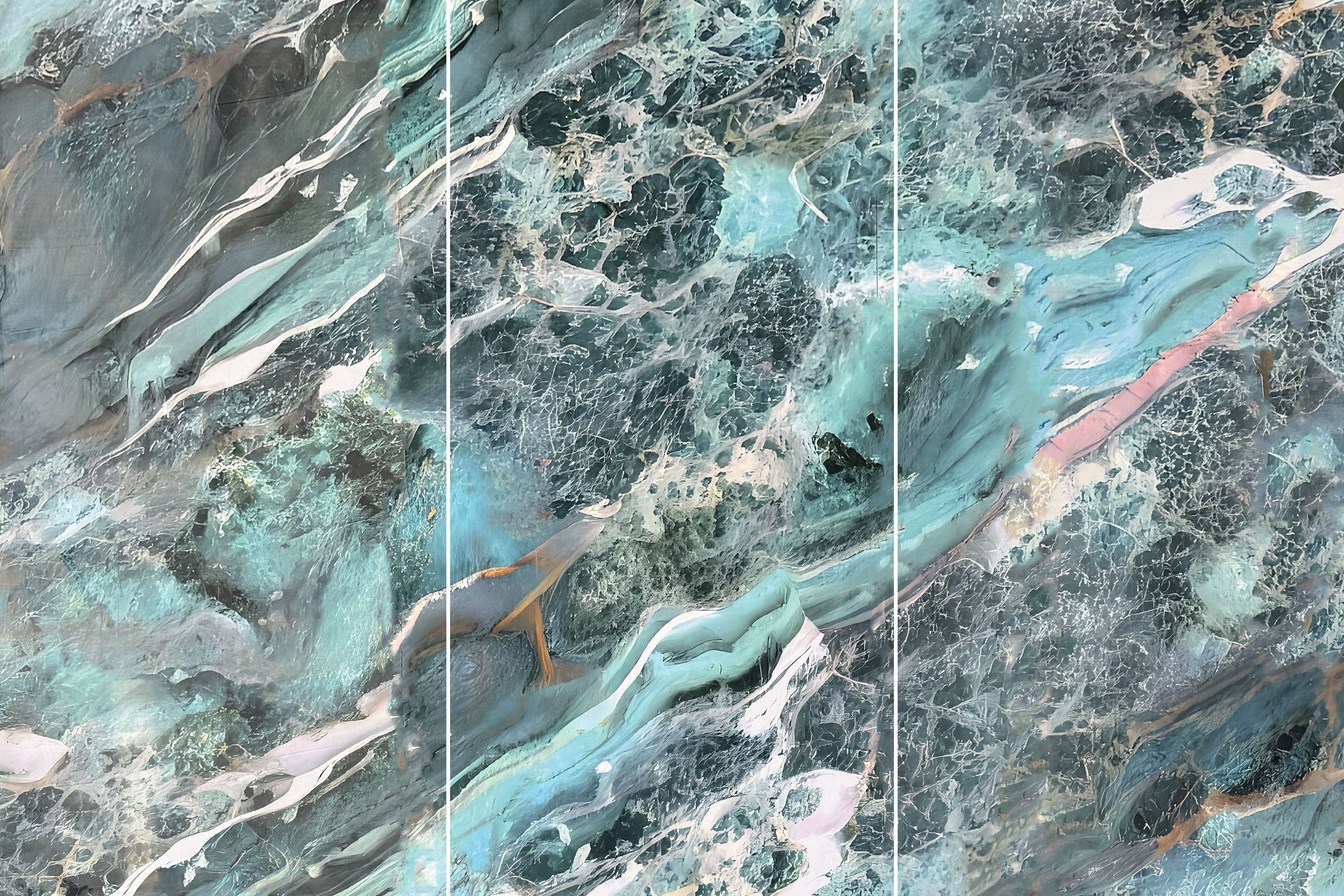 Placa decorativa continua Ocean Abstract | 3.66 x 2.44 mts