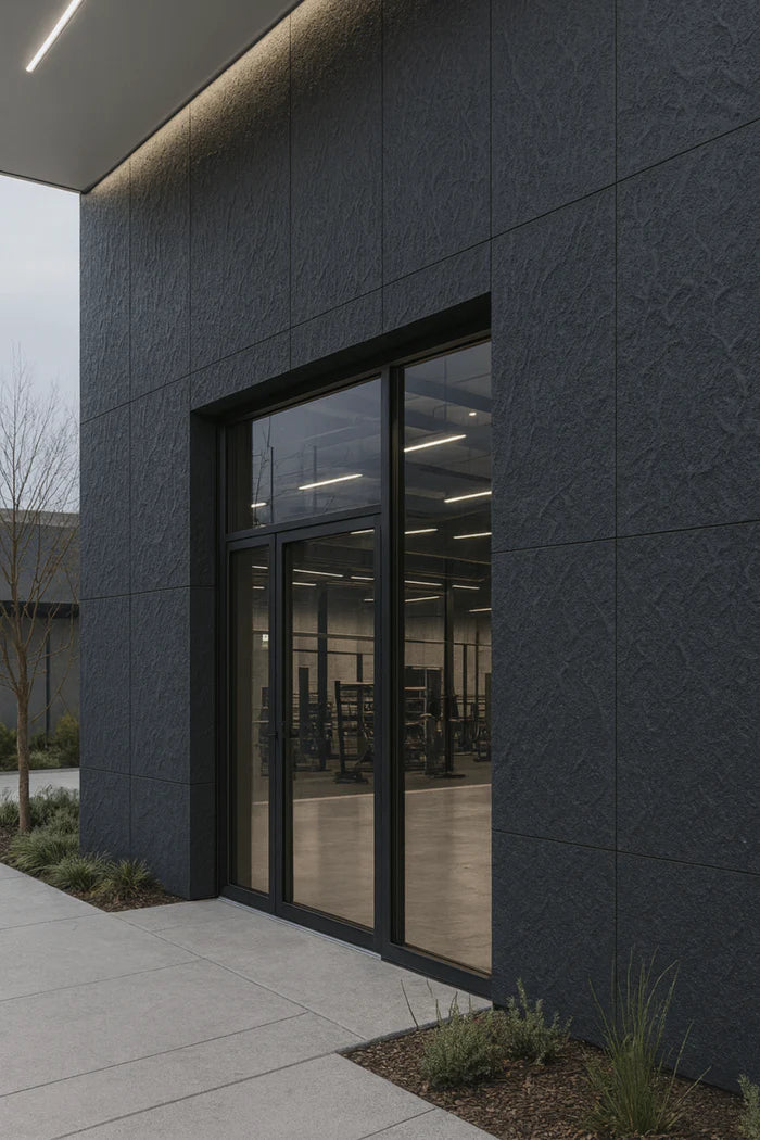 Piedra Flexible Rough Dark Grey | Pack 4