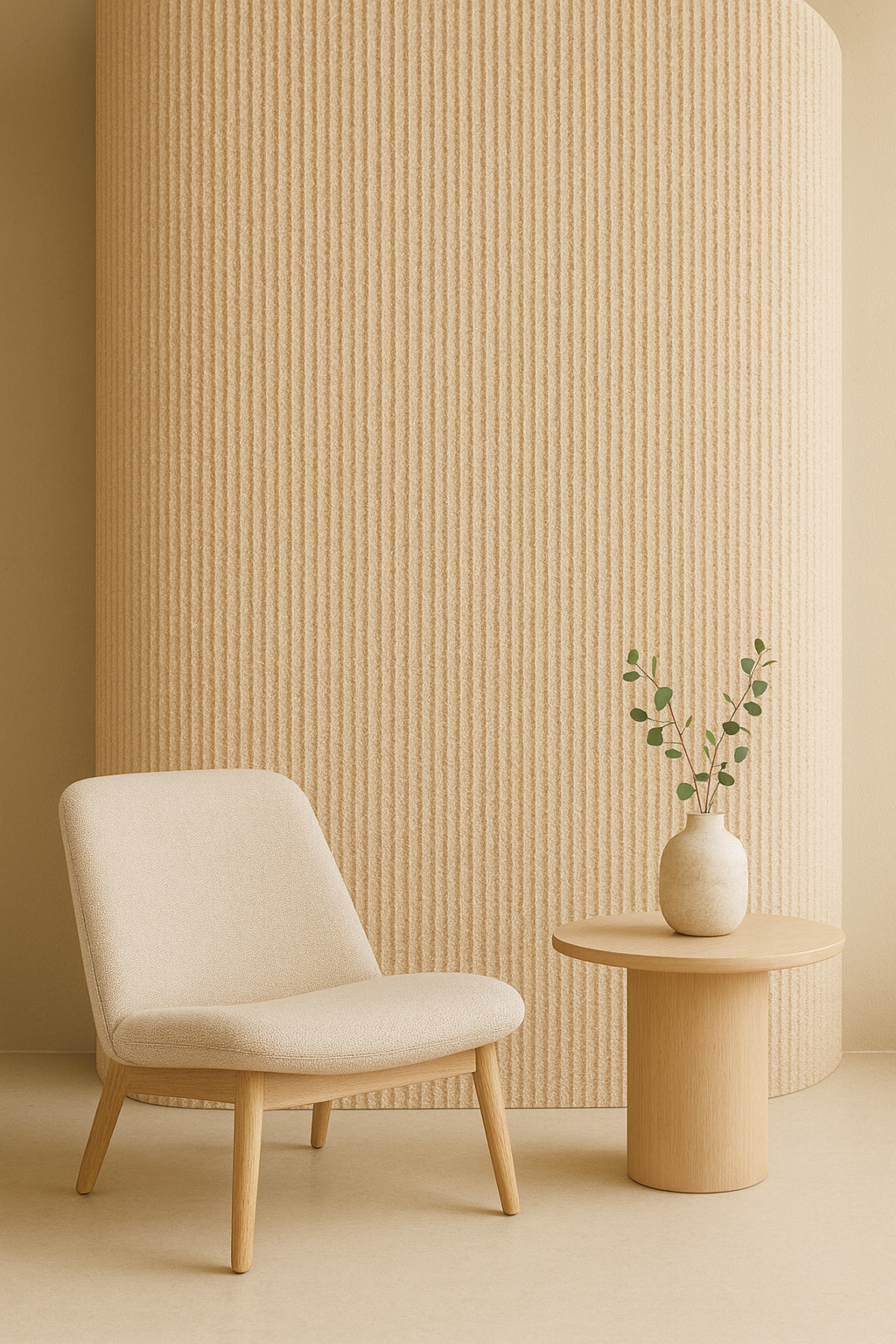 Piedra Flexible Rounline Bright Yellow | Caja 12 Piezas 60 x 120 cm