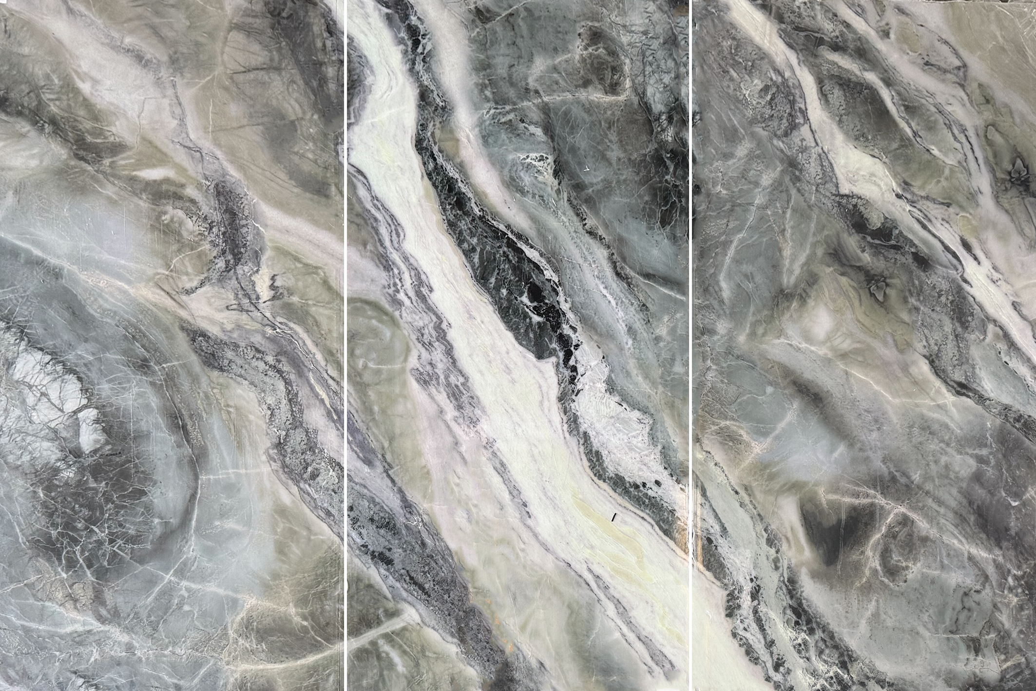 Placa decorativa continua Verde Laponia | 3.66 x 2.44 mts