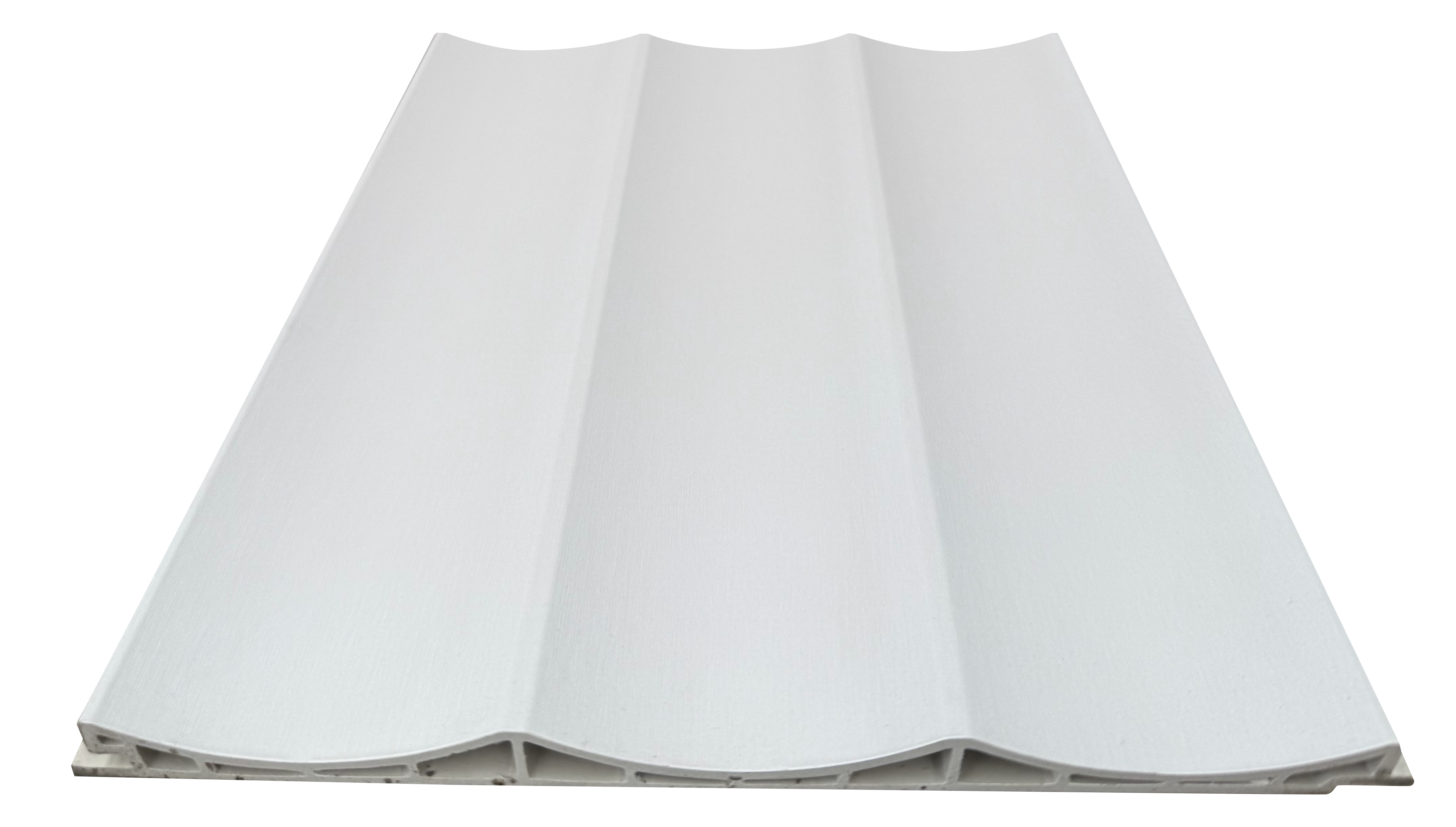 Lambrín Interior Wavy Blanco Cepillado 295 x 22 cm | Caja 14 pzs