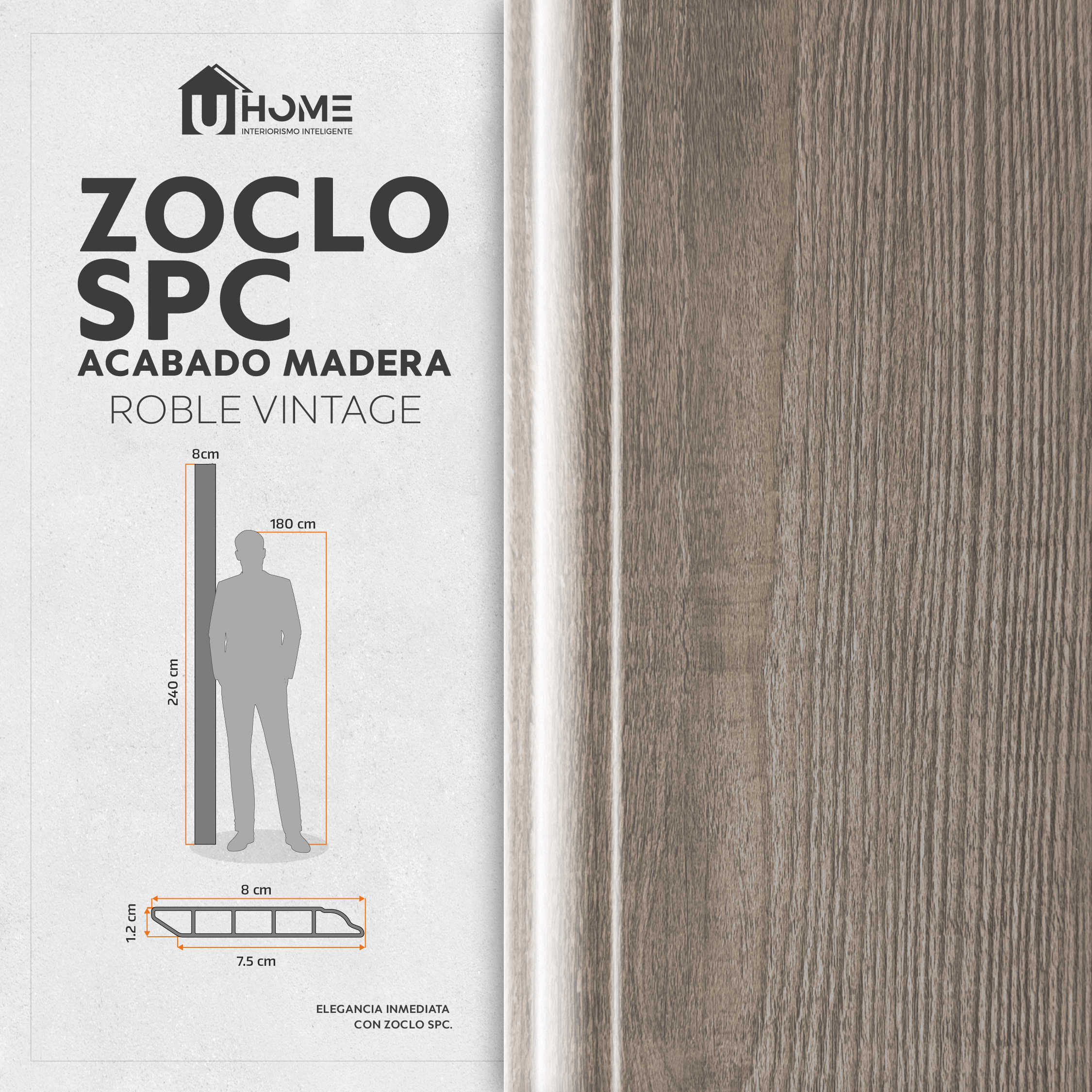 Zoclo SPC | Roble Vintage
