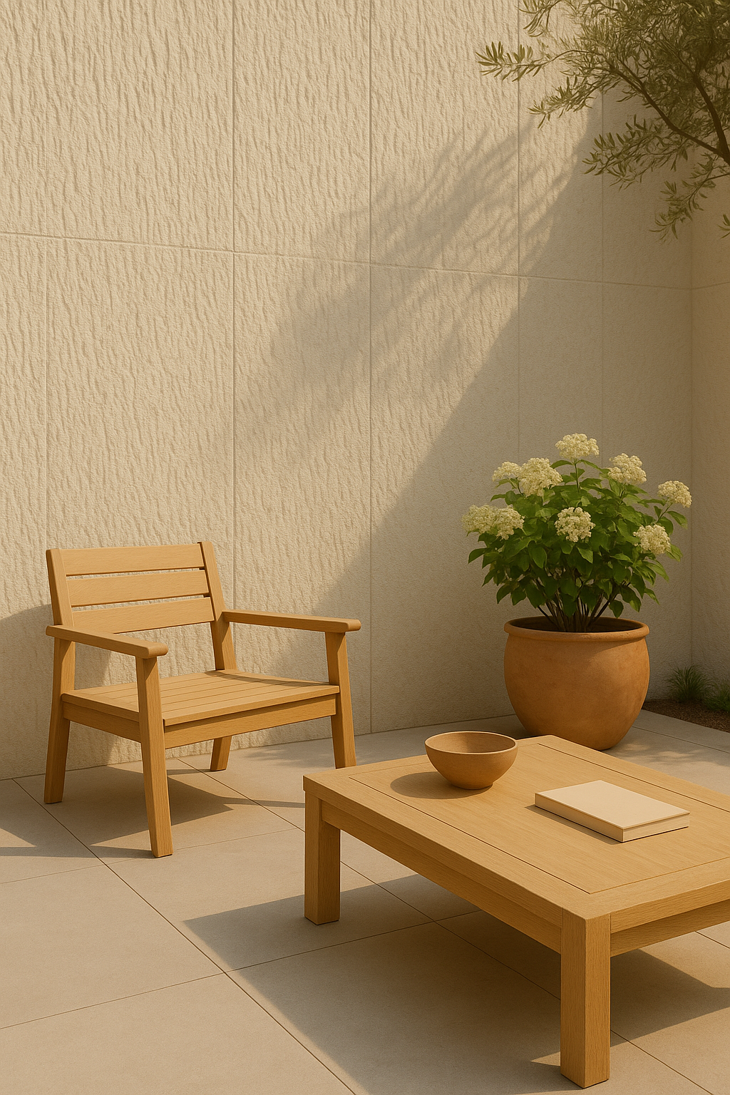 Piedra Flexible Line Offwhite | Caja 10 Piezas 60 x 120 cm