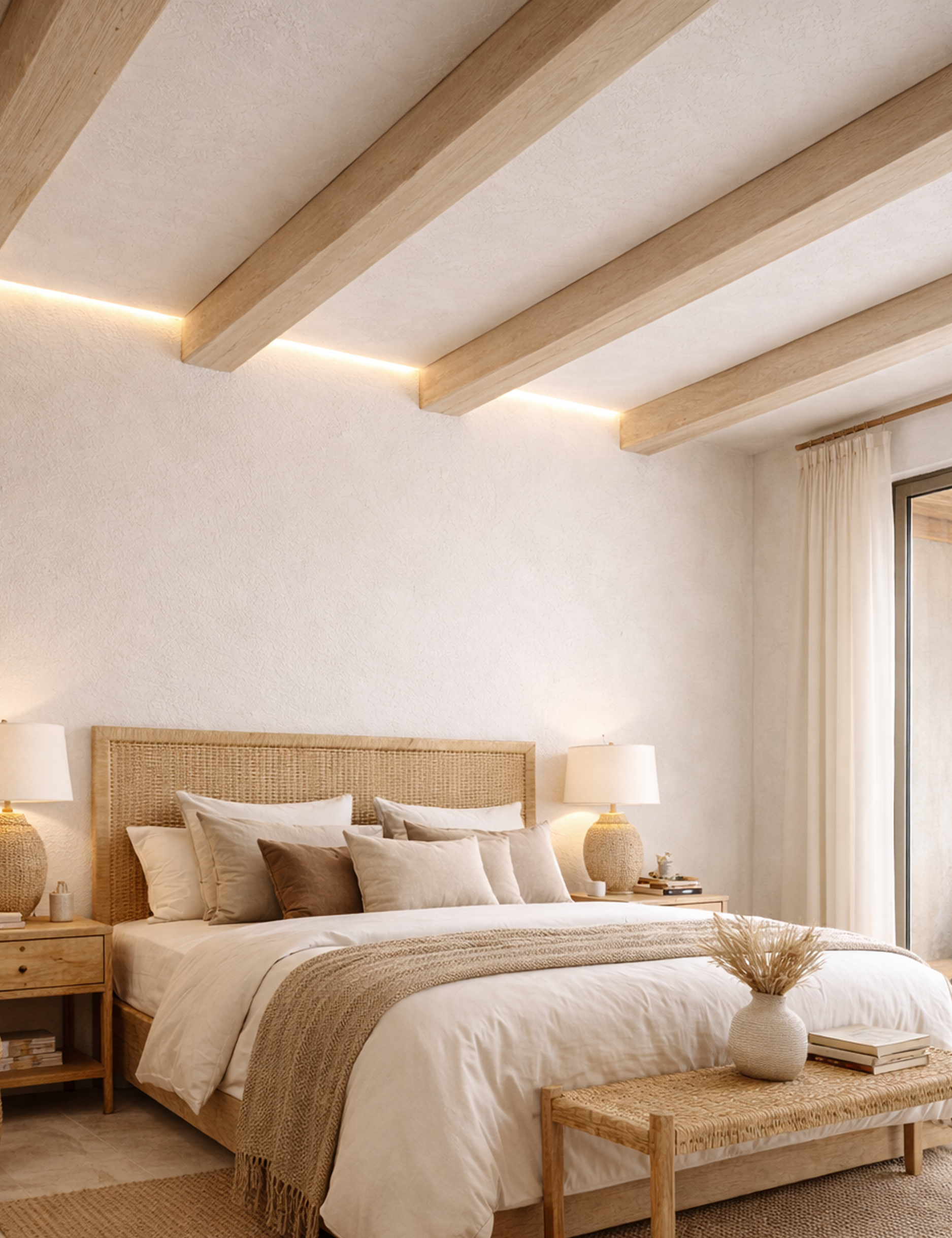 Viga PU Cortex - 1 pieza | Liso Pino