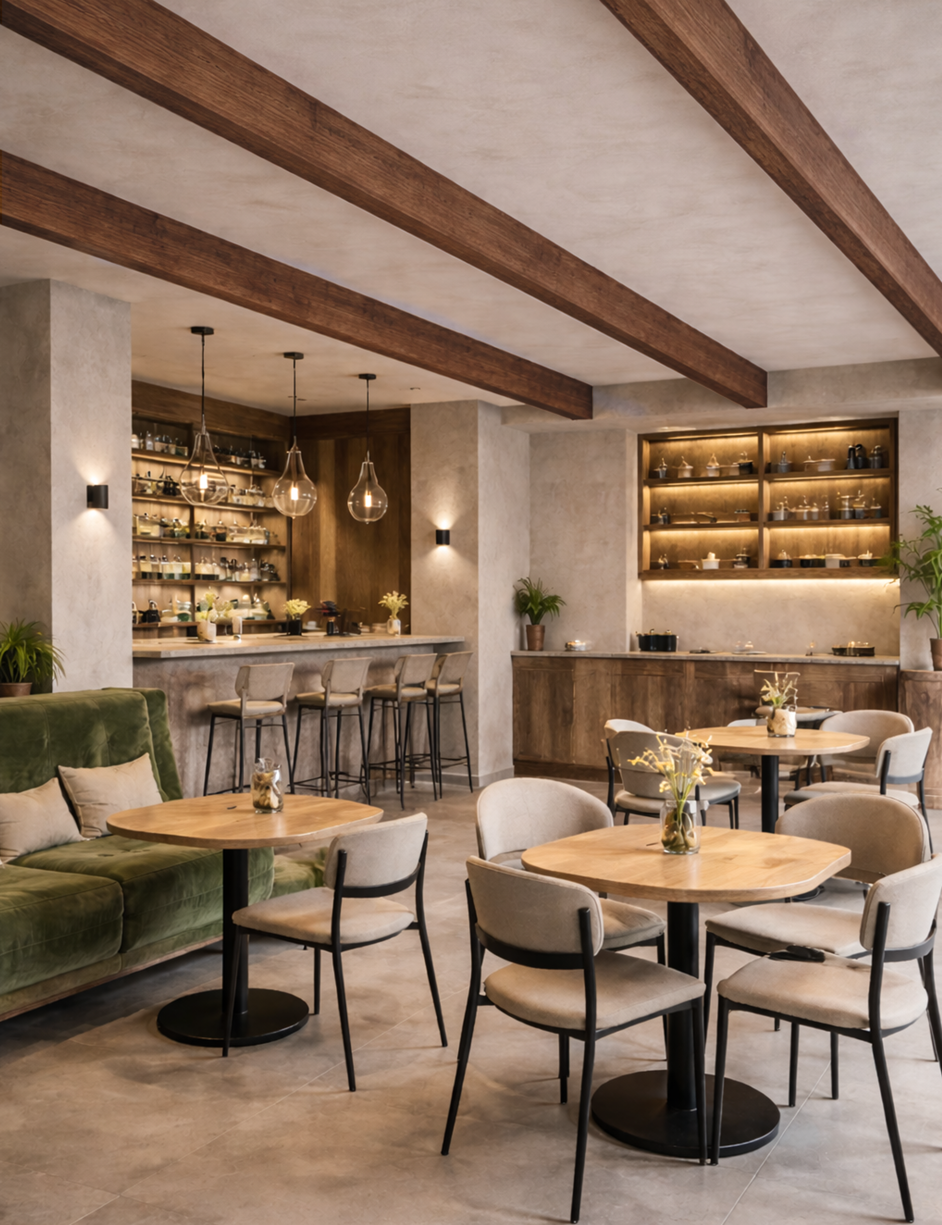 Viga PU Cortex - 1 pieza | Liso Roble