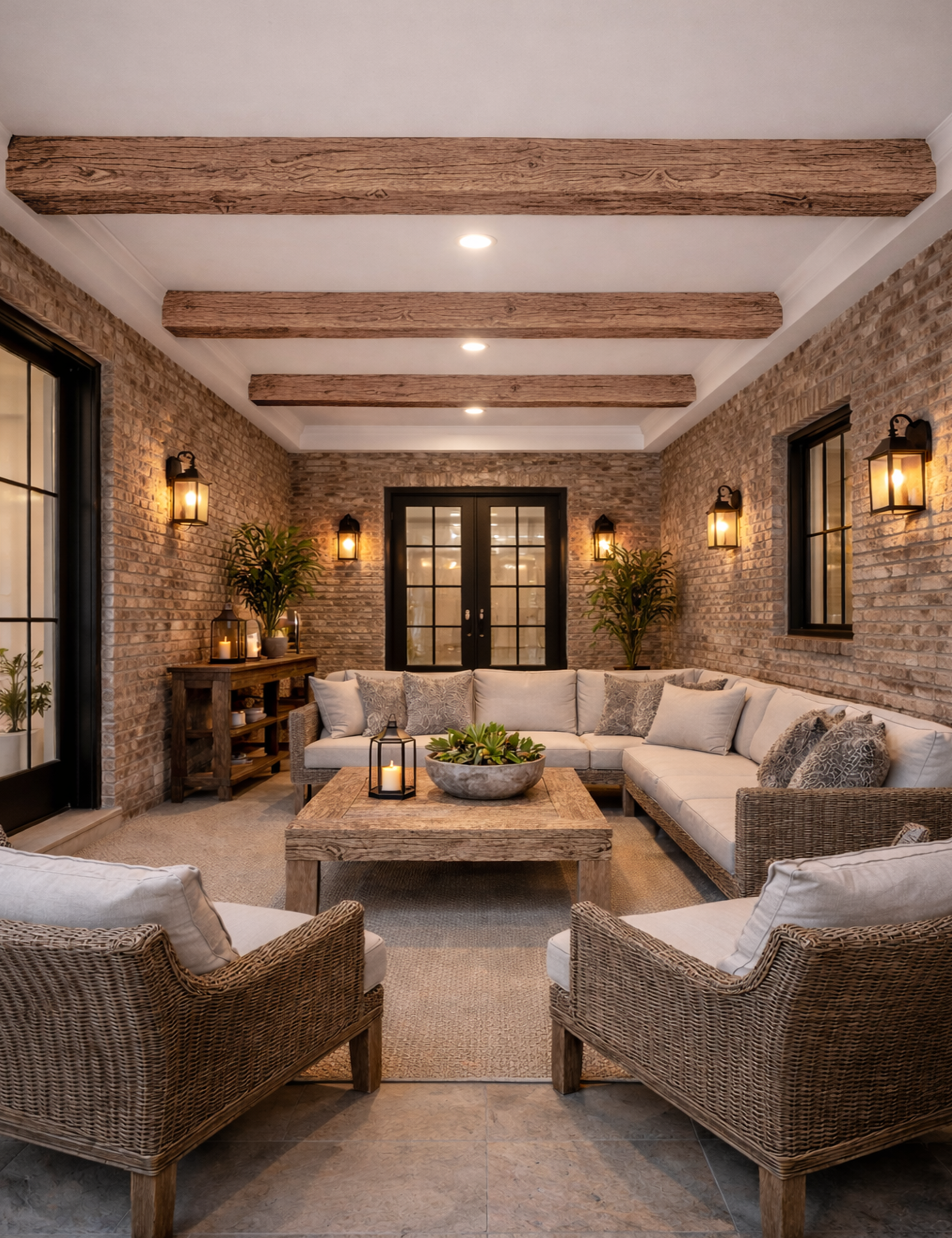 Viga PU Cortex - 1 pieza | Rustic Roble