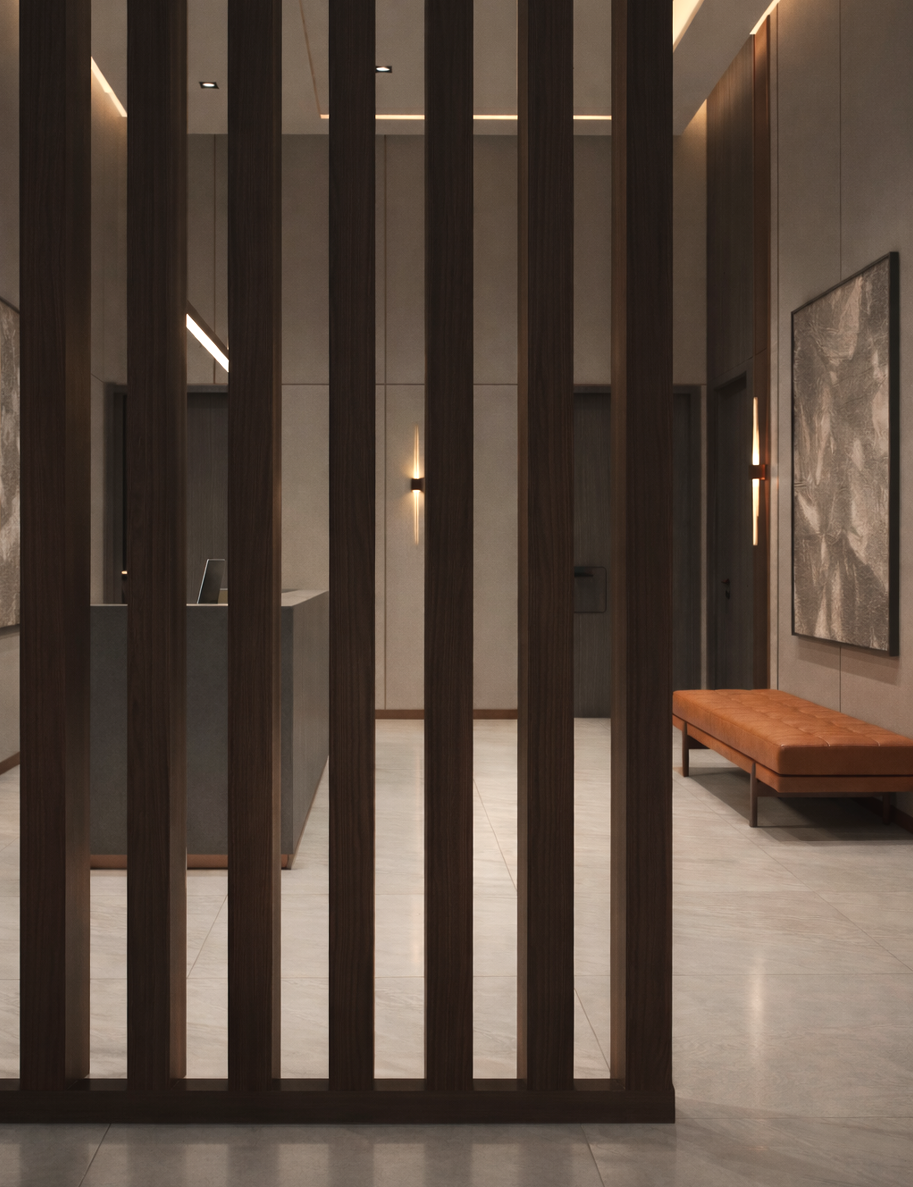 Viga Interior WPC - Caja 10 piezas | Nogal Dark