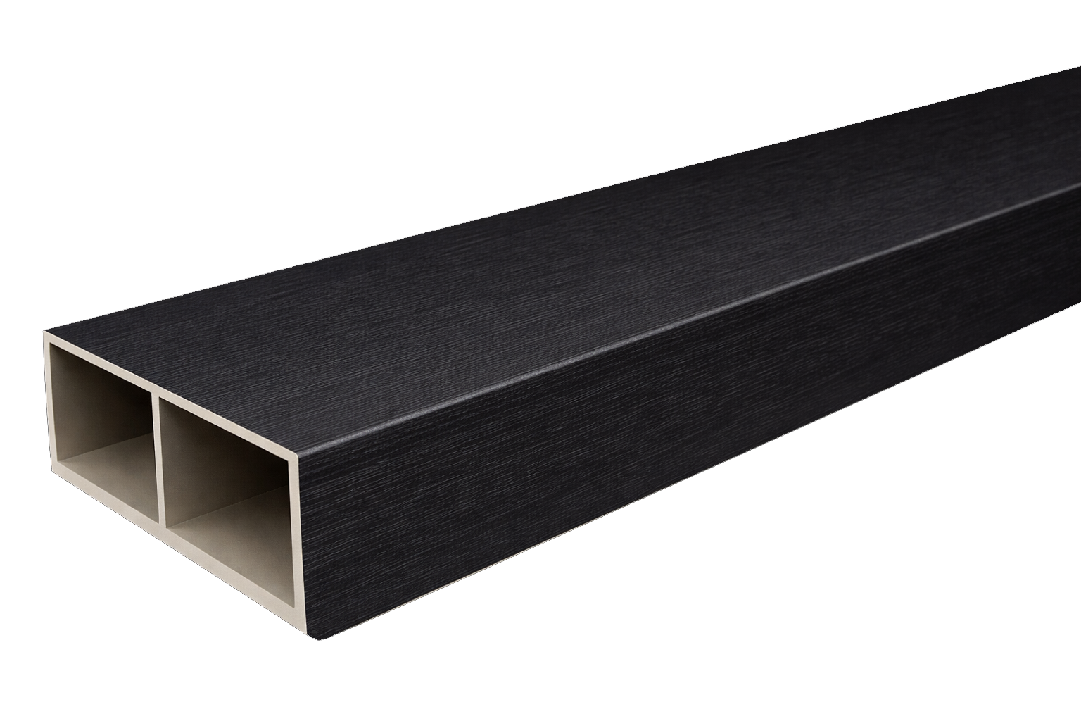 Viga Interior WPC - Caja 10 piezas | Nogal Black