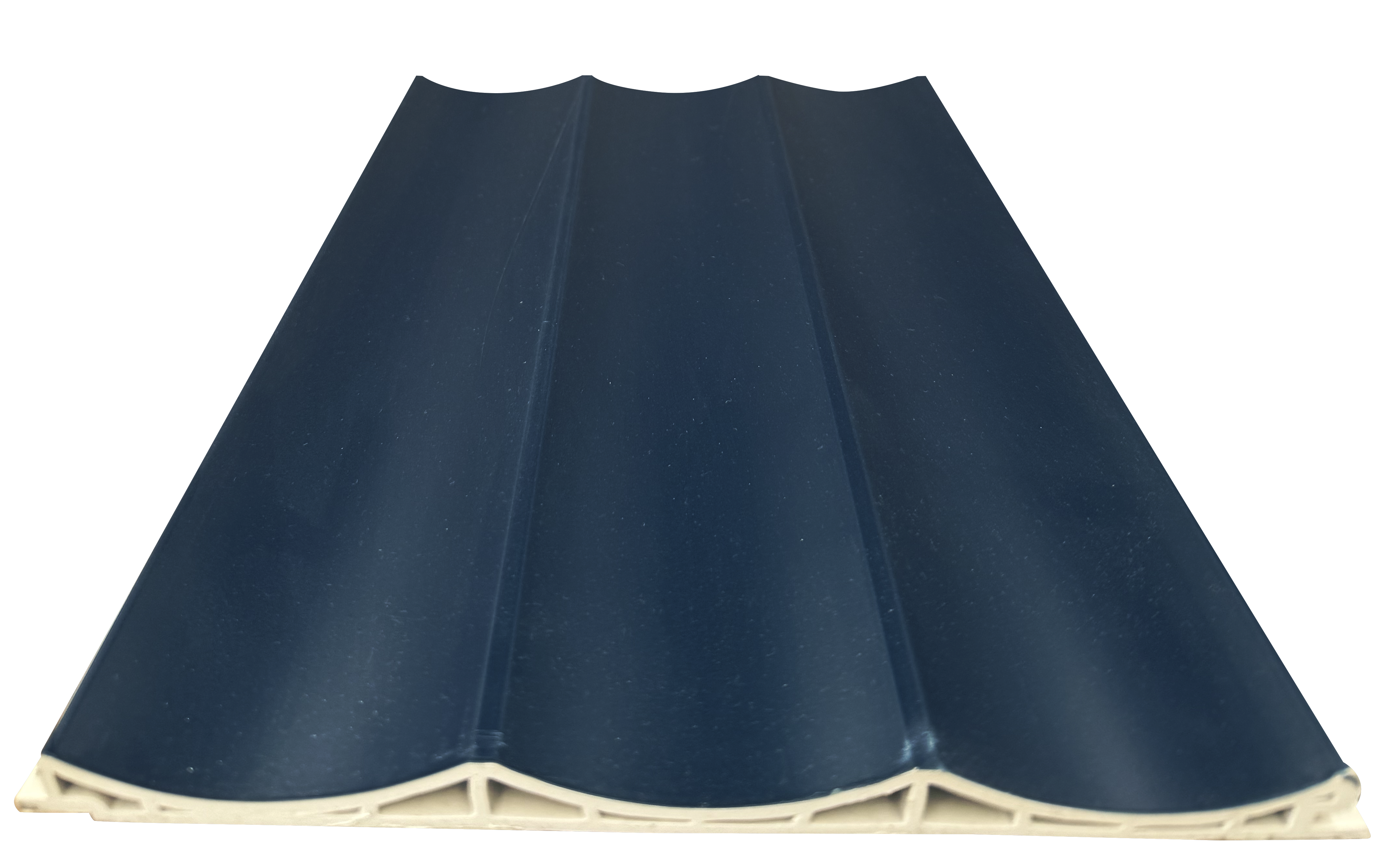 Lambrín Interior Wavy Azul Oxford 295 x 22 cm | Caja 14 pzs