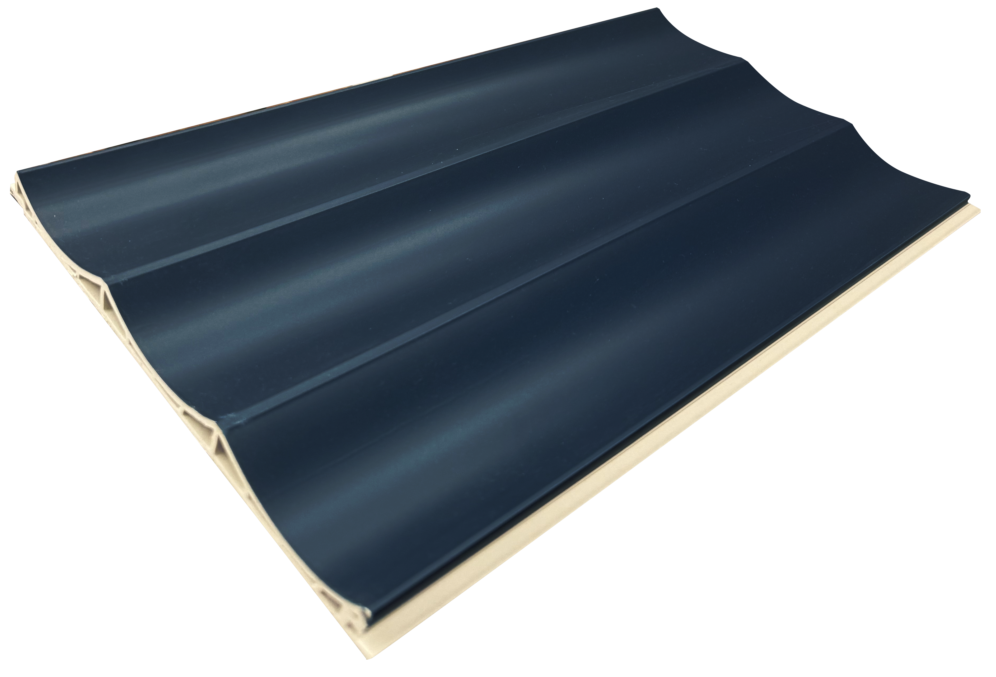 Lambrín Interior Wavy Azul Oxford 295 x 22 cm | Caja 14 pzs