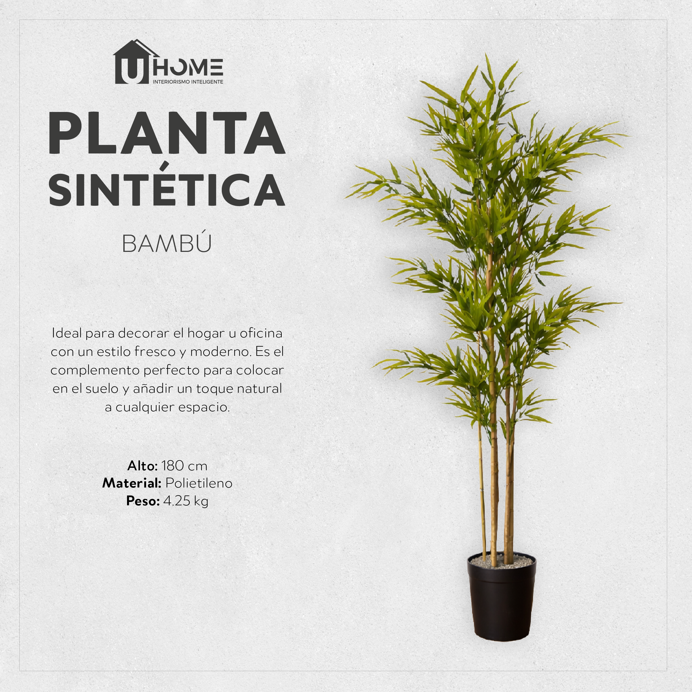 Planta Sintética Bambú 180 cm