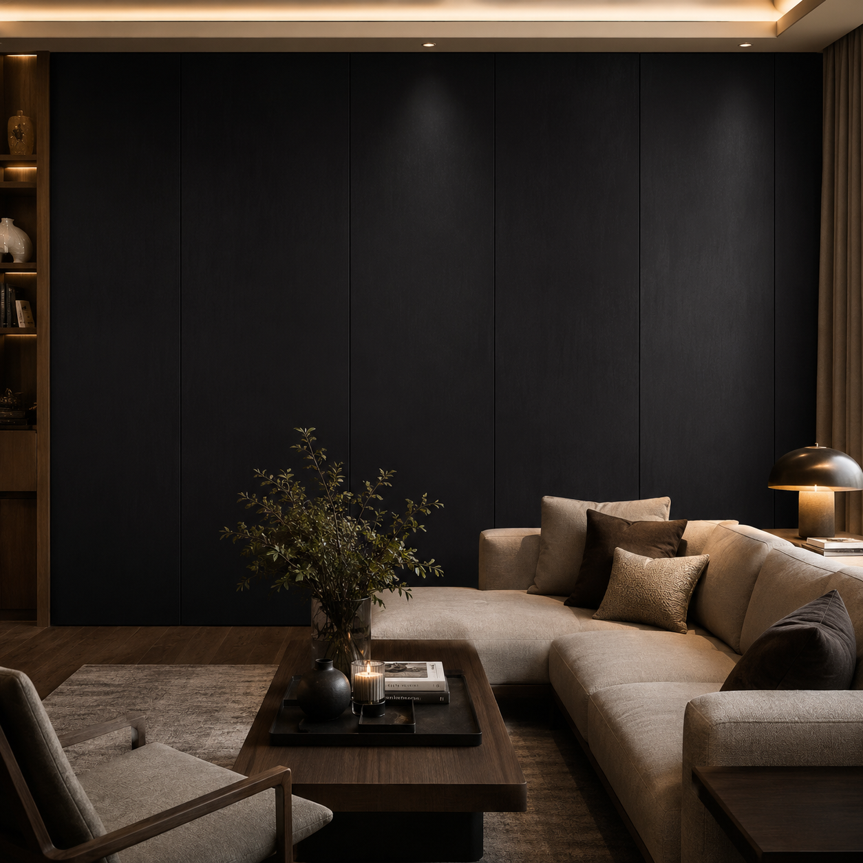 Placa Bamboo Satin Black - Hoja 1.22 x 2.44