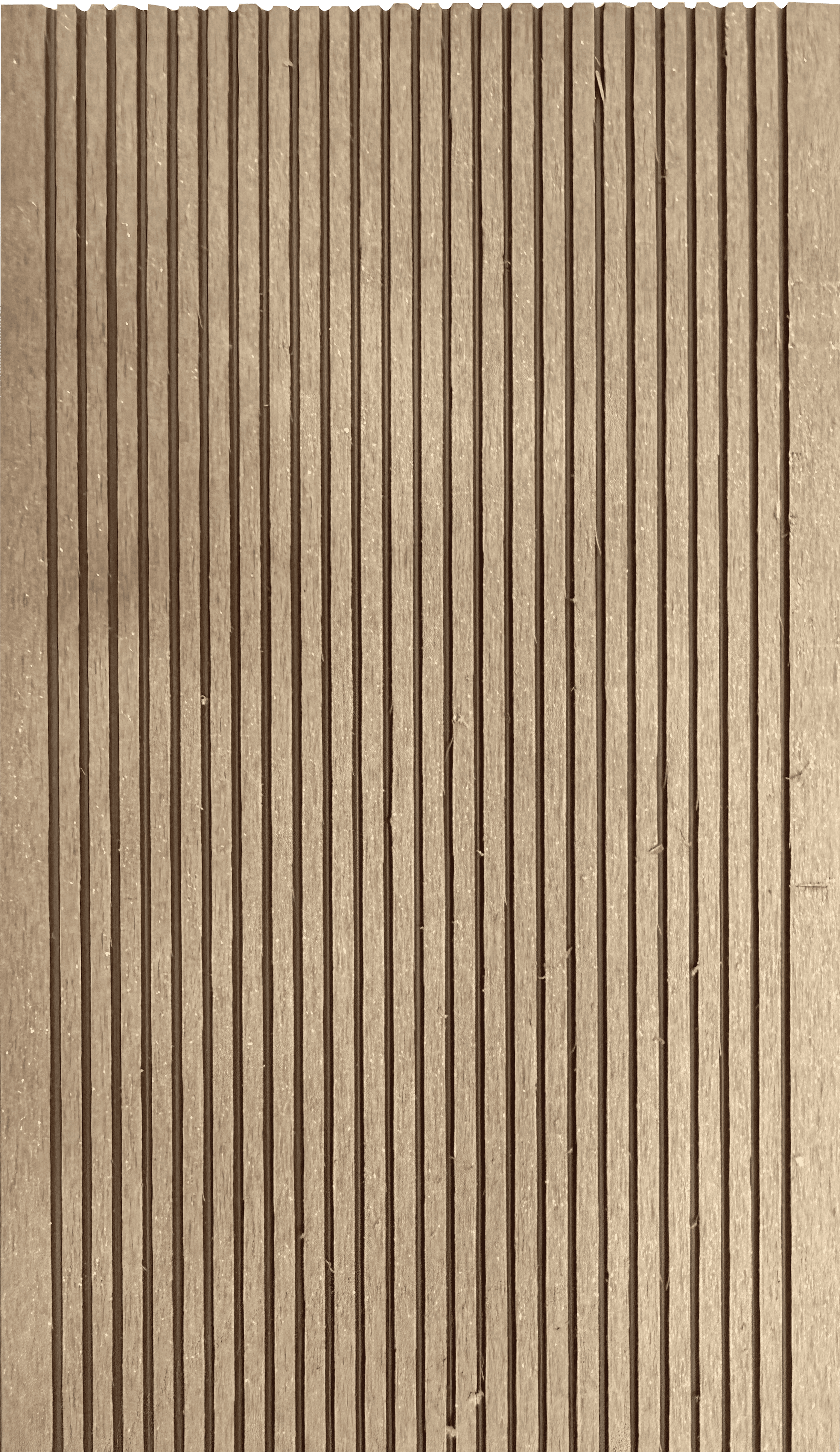 Muro Plafón Deck WPC Teca | Caja 5 Pzas