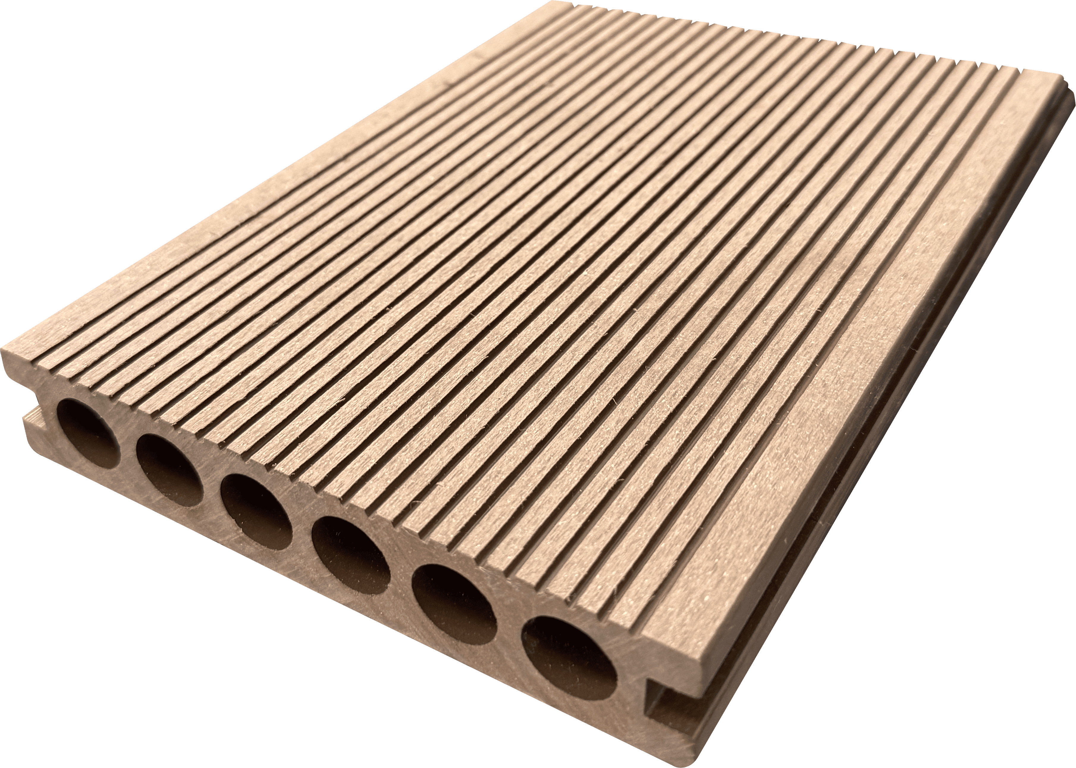 Muro Plafón Deck WPC Teca | Caja 5 Pzas