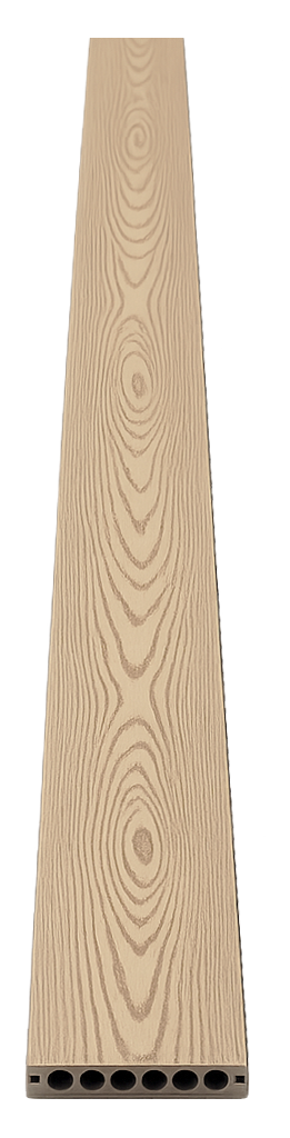 Muro Plafón Deck WPC Teca | Caja 5 Pzas