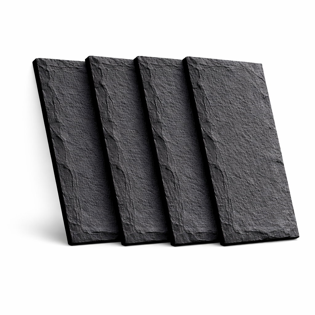 Piedra PU Interior Elegant Black | Combo 4 Piezas