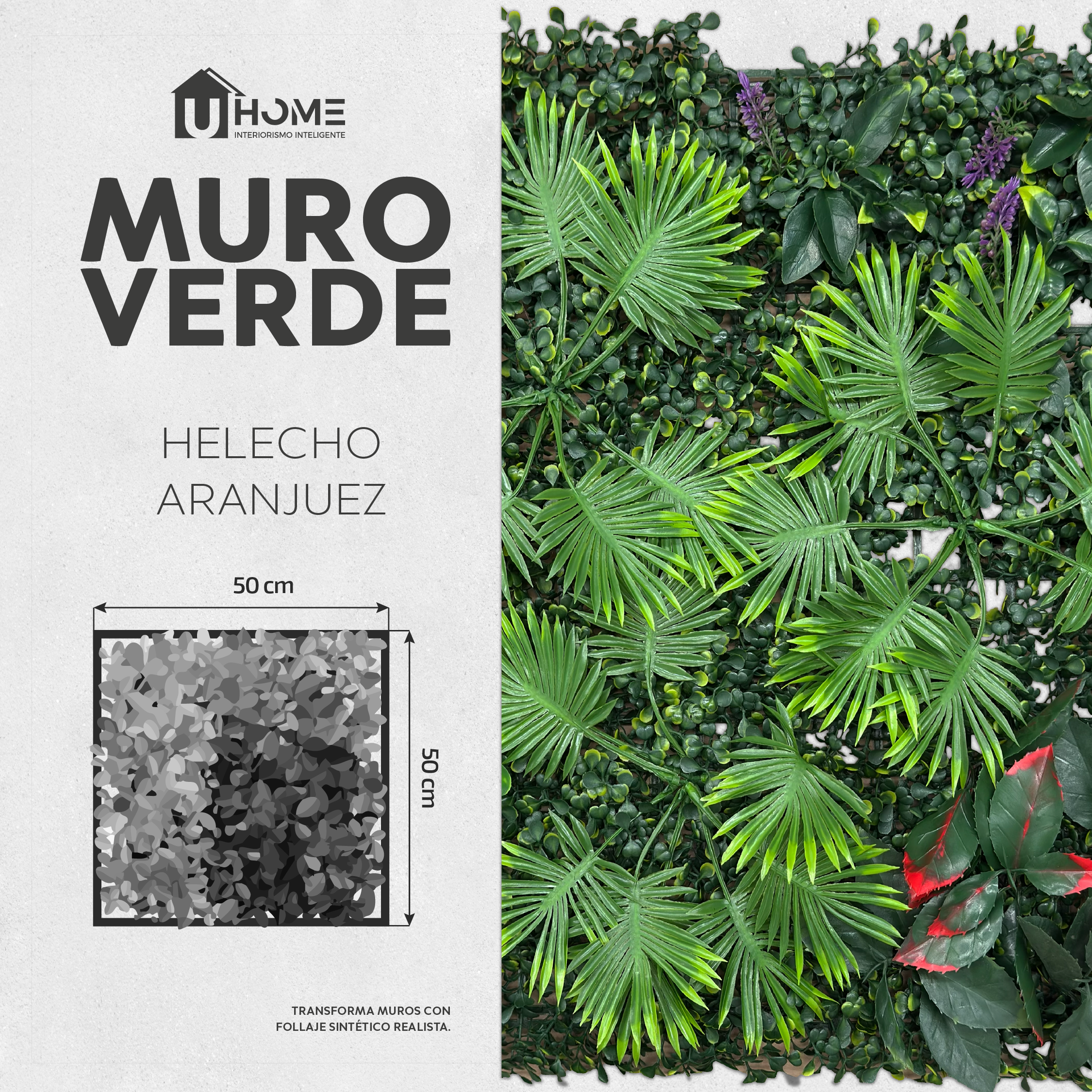 Muro Verde Helecho Aranjuez