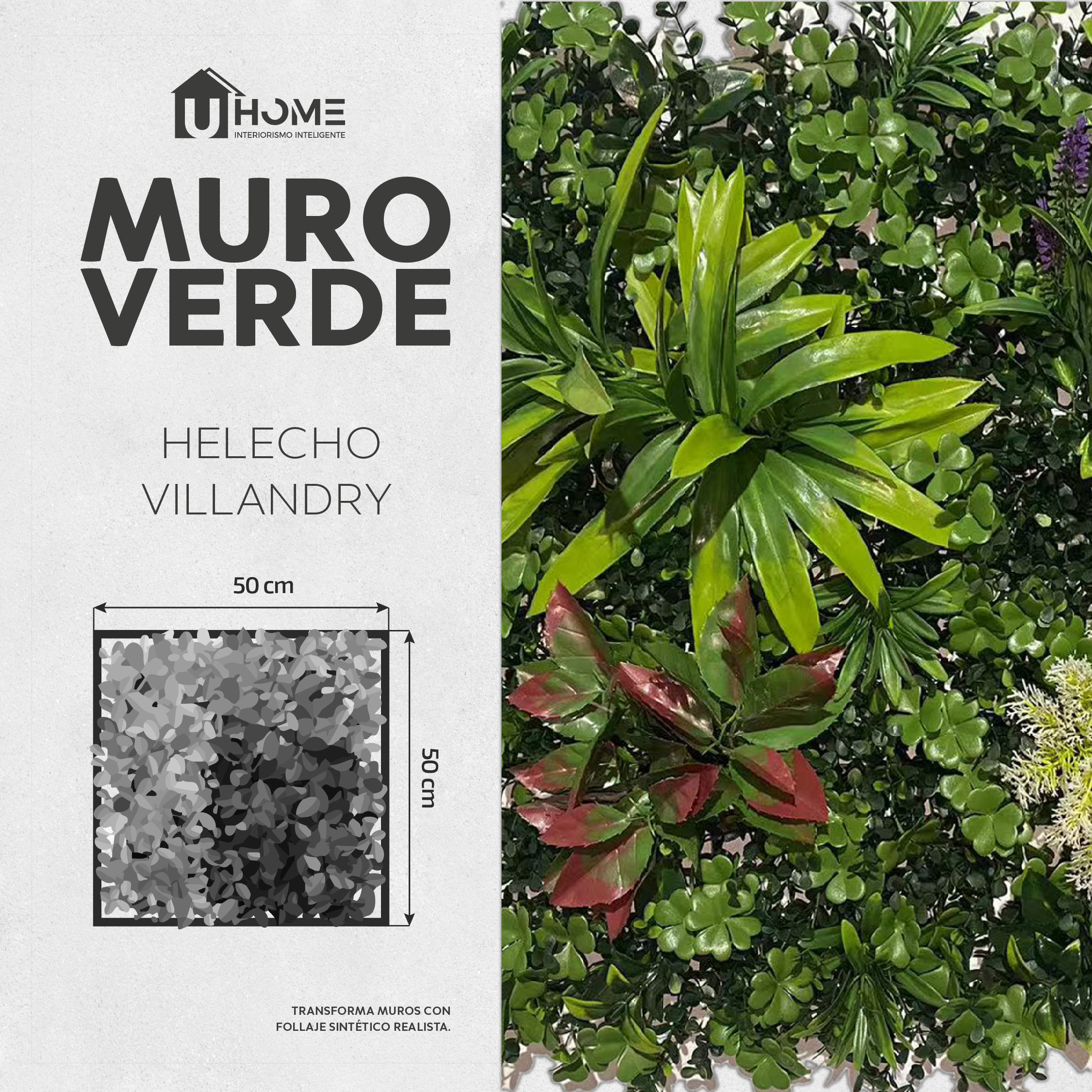 Muro Verde Helecho Villandry