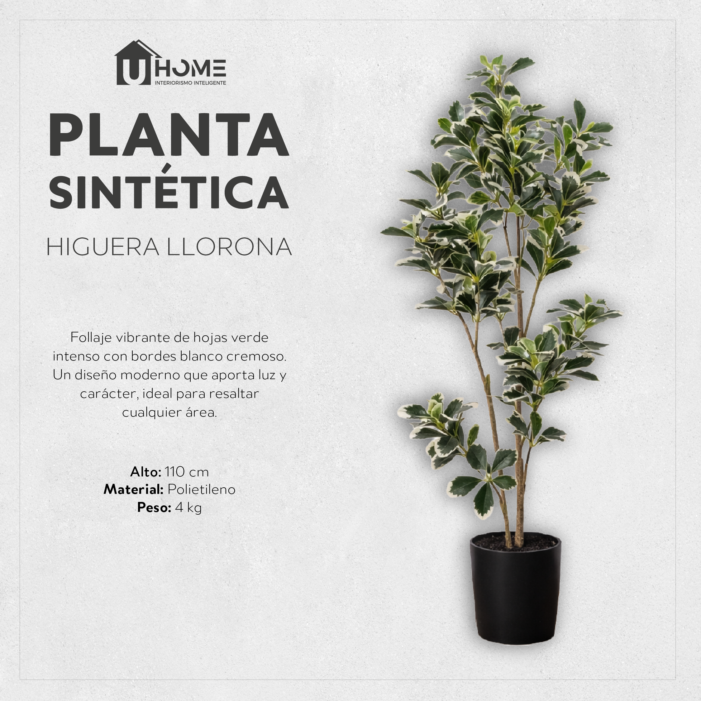 Planta Sintética Higuera Llorona 110 cm