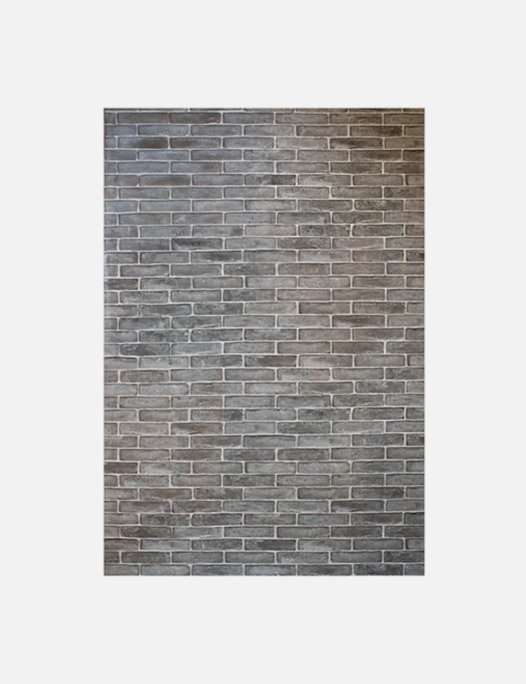 Placa decorativa Ladrillo Gris - Hoja 1.22 x 2.44