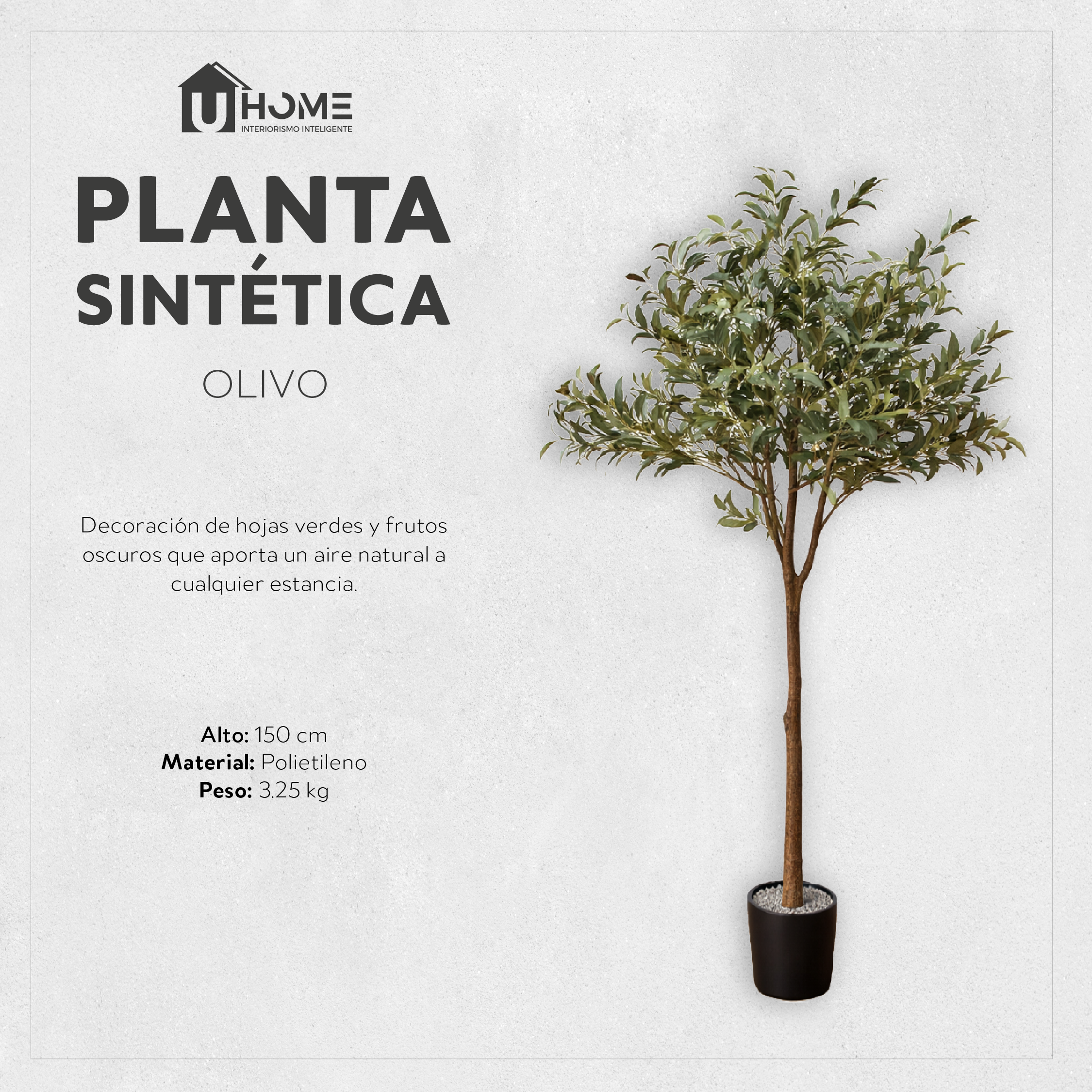Planta Sintética Olivo 150 cm