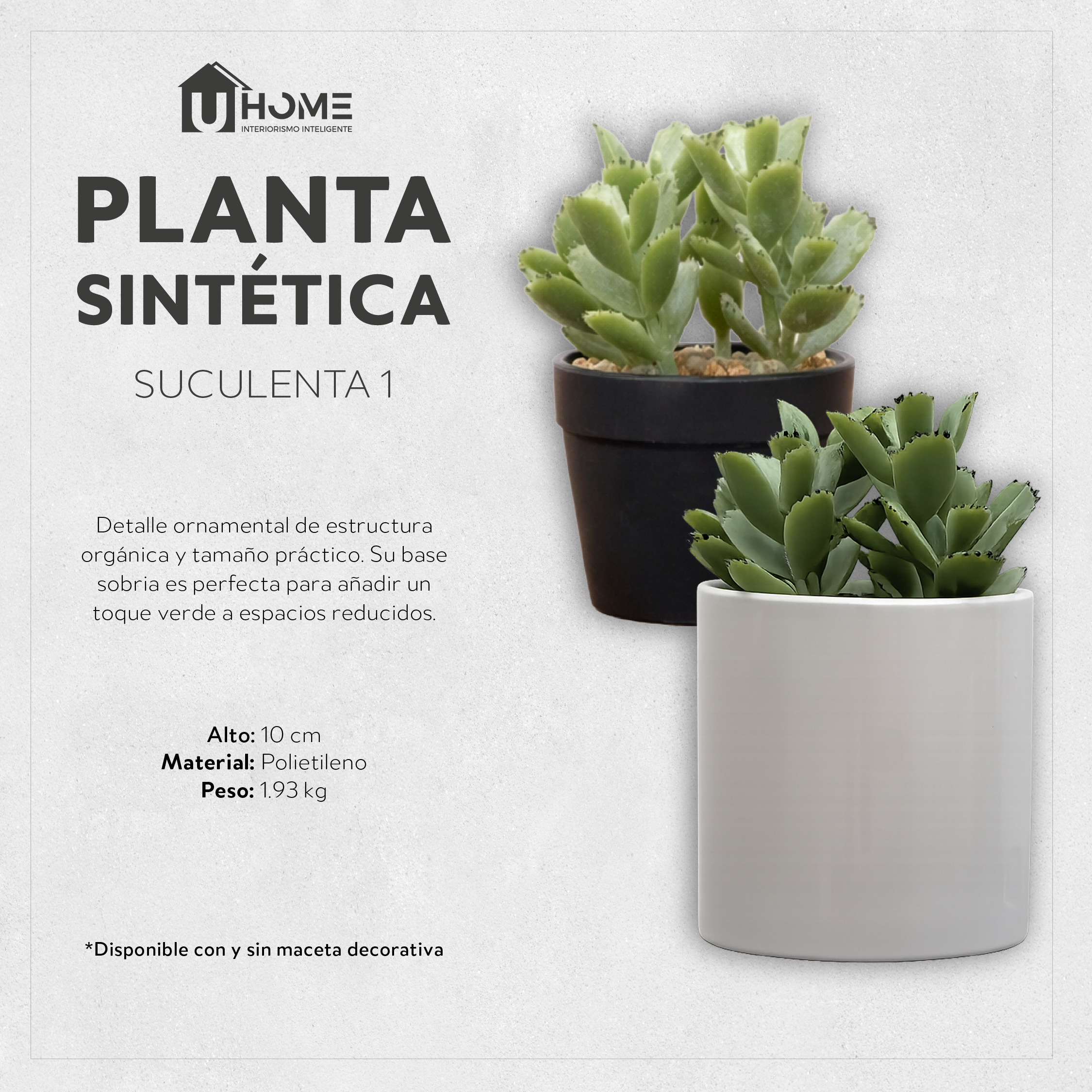 Planta Sintética Suculenta 1