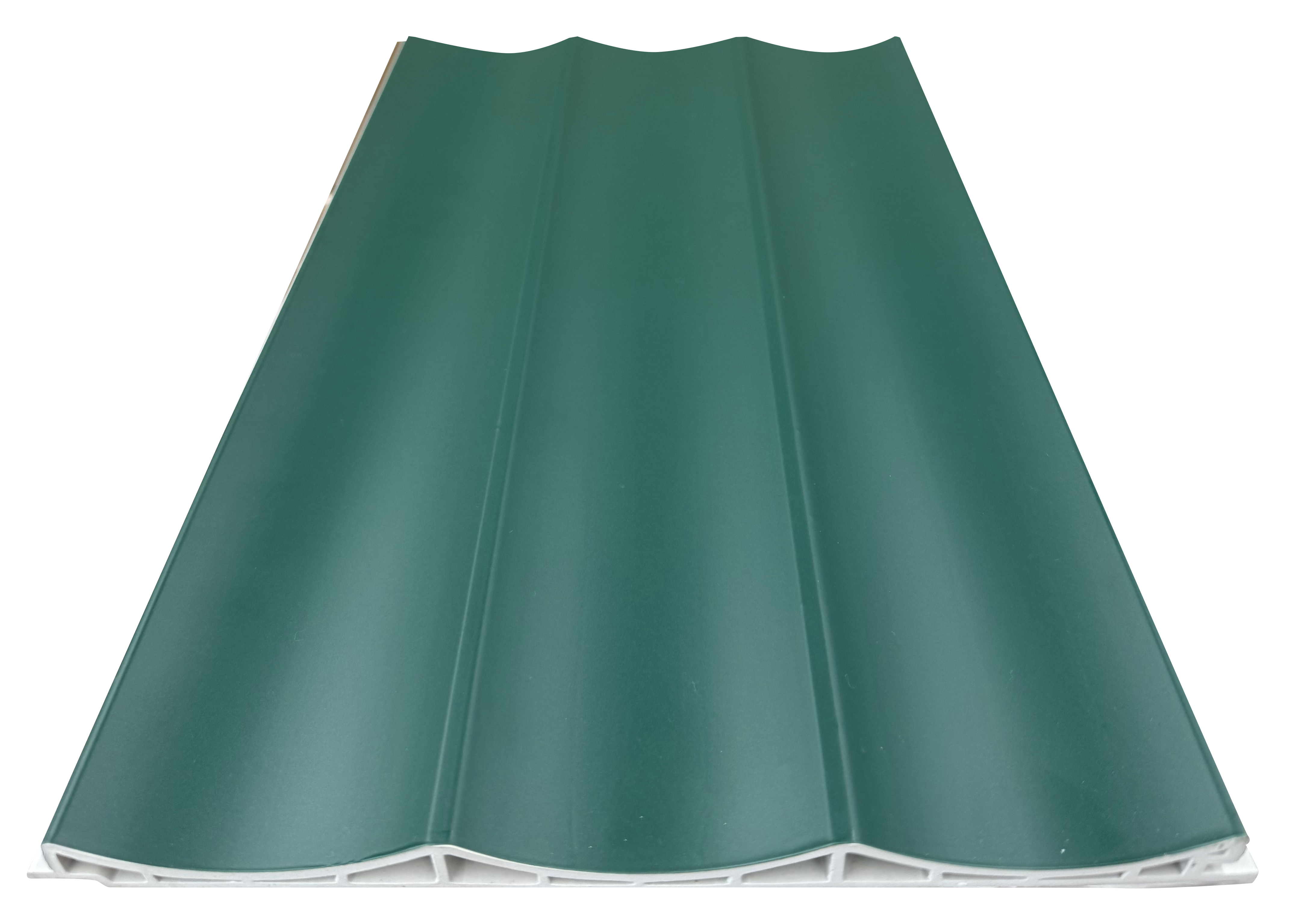 Lambrín Interior Wavy Verde Esmeralda 295 x 22 cm | Caja 14 pzs