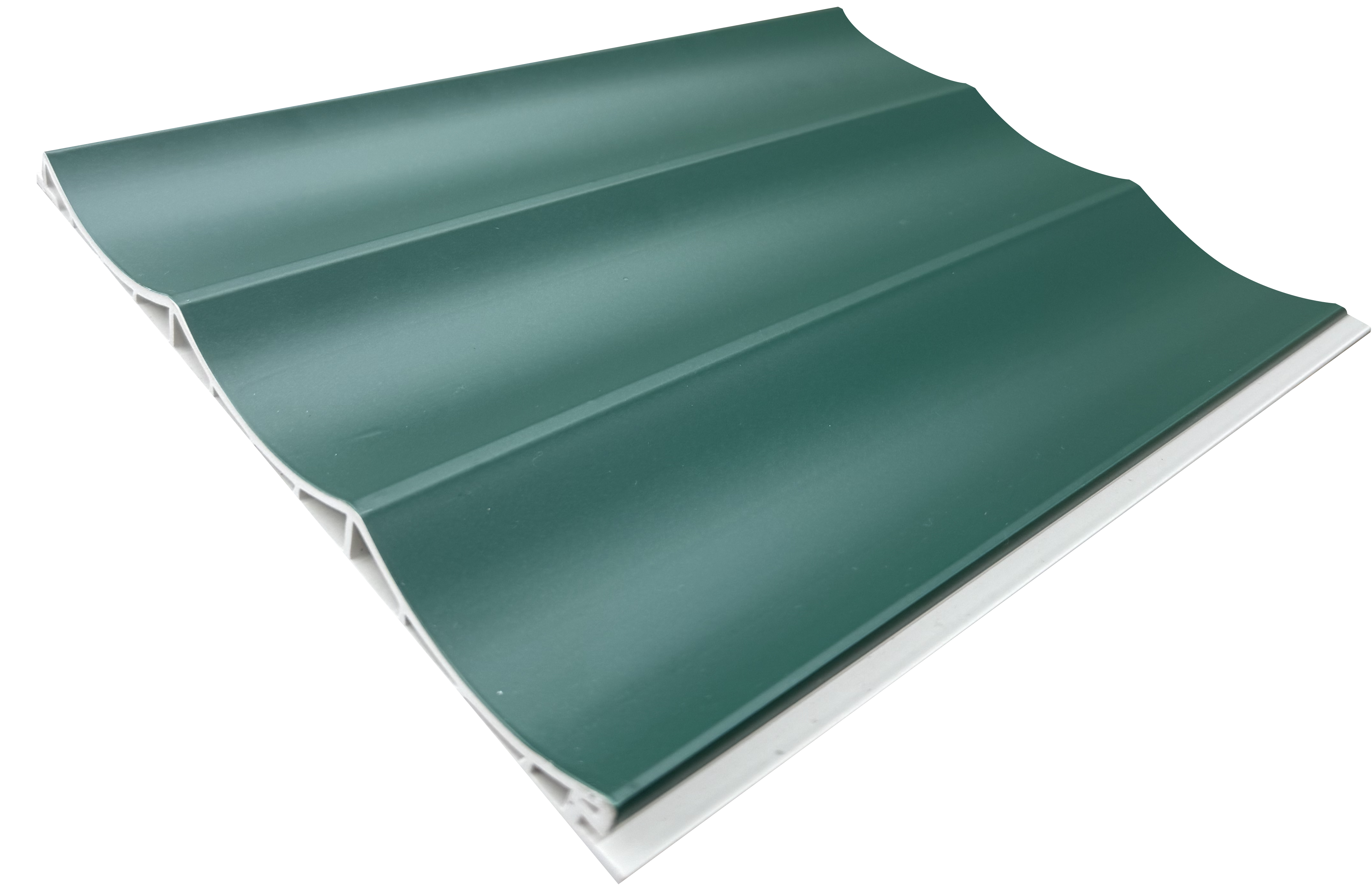 Lambrín Interior Wavy Verde Esmeralda 295 x 22 cm | Caja 14 pzs