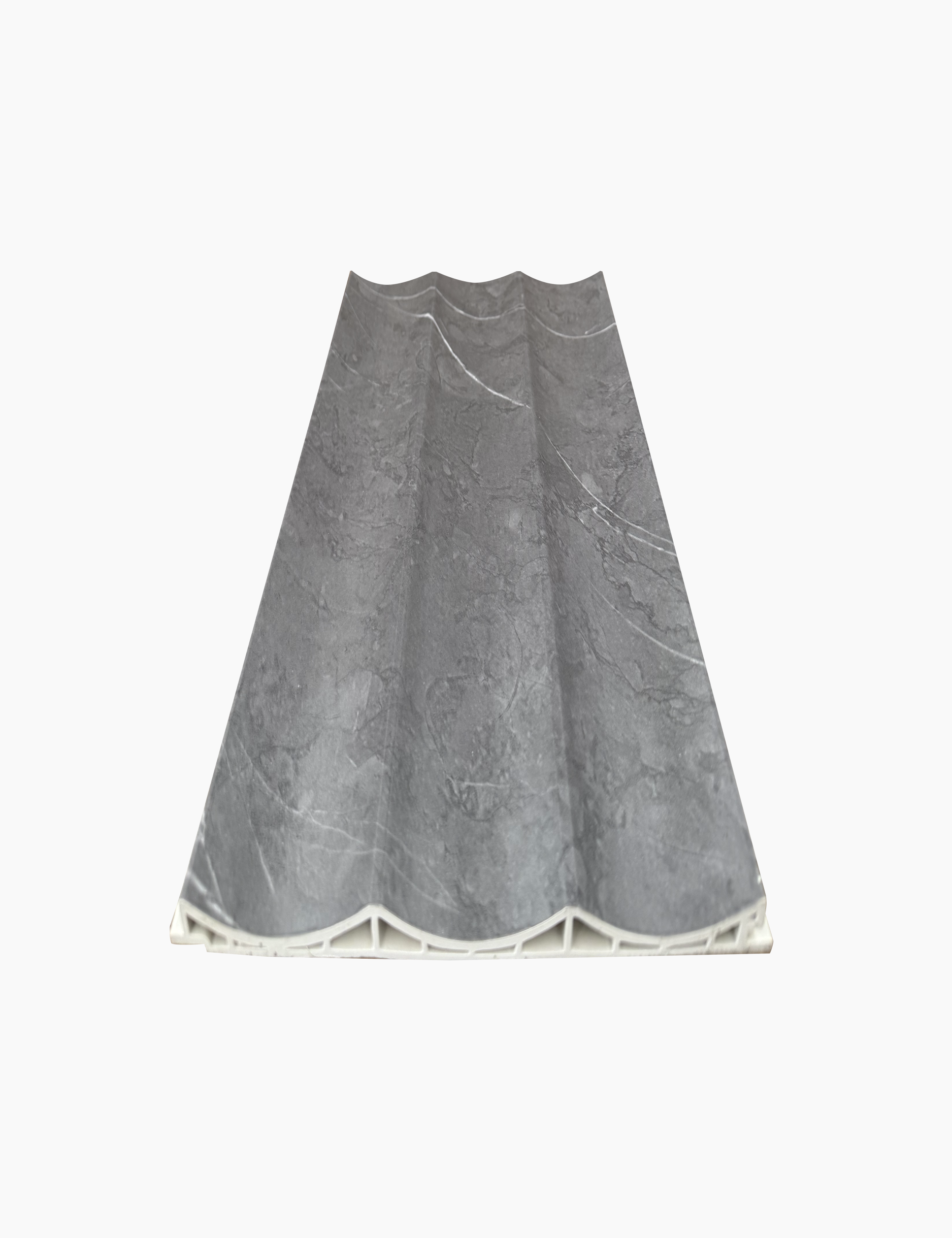 Lambrín Interior Wavy Mármol Gris | 295 x 22 cm