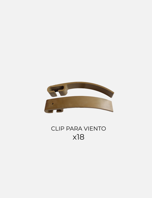 Palma Sintética Modelo R-1 | 9 pzs + Clips