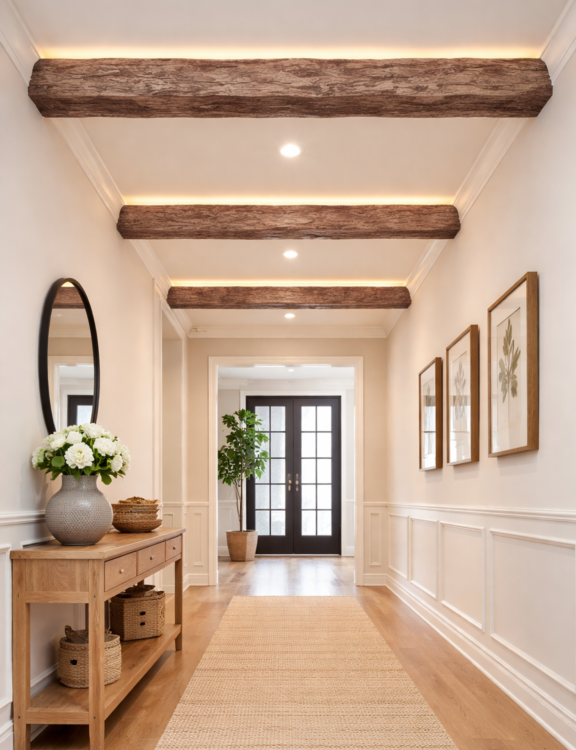 Viga PU Cortex - 1 pieza | Rustic Roble